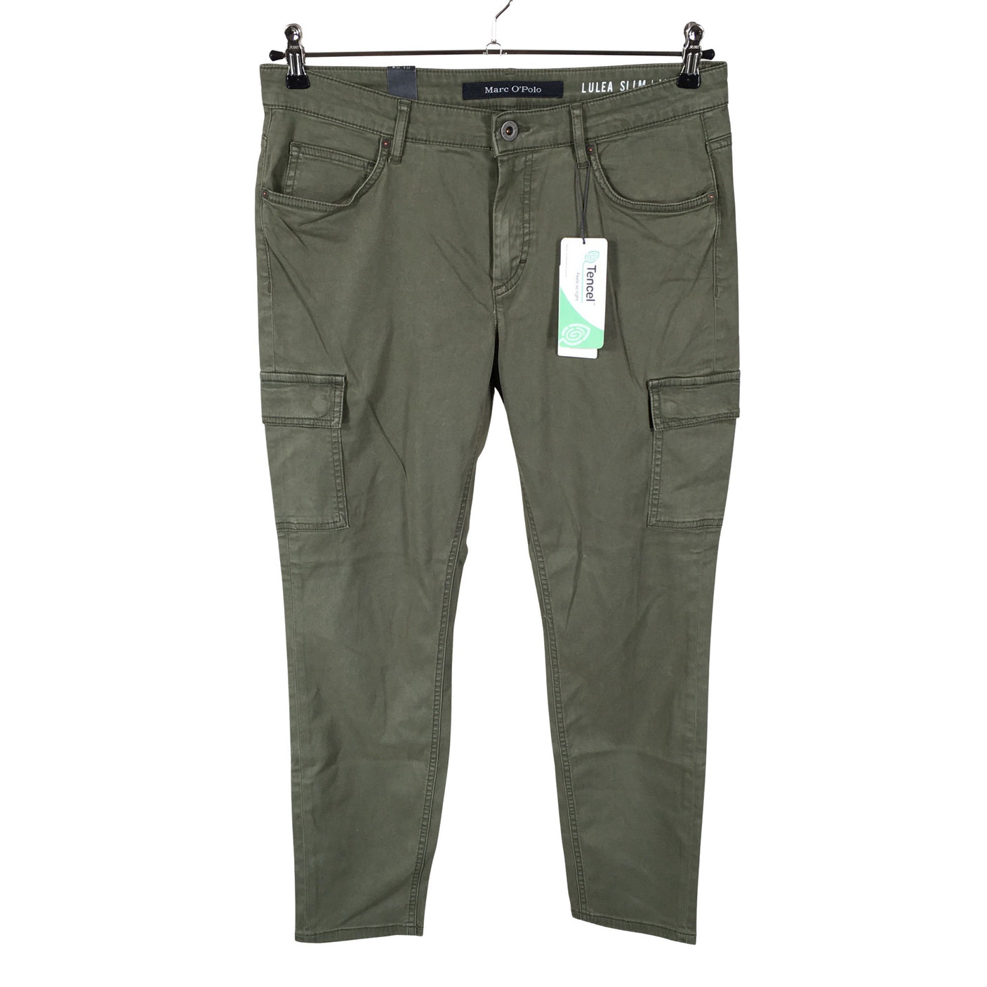 Unisex Marc O'Polo - Mittevenivad püksid, suurus W32 - Roheline (1)