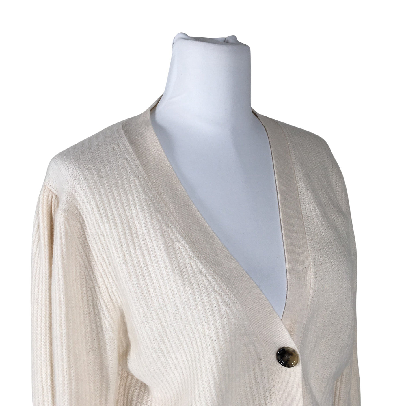 Unisex Allude - Kardigan, suurus 40 - Beige (3)