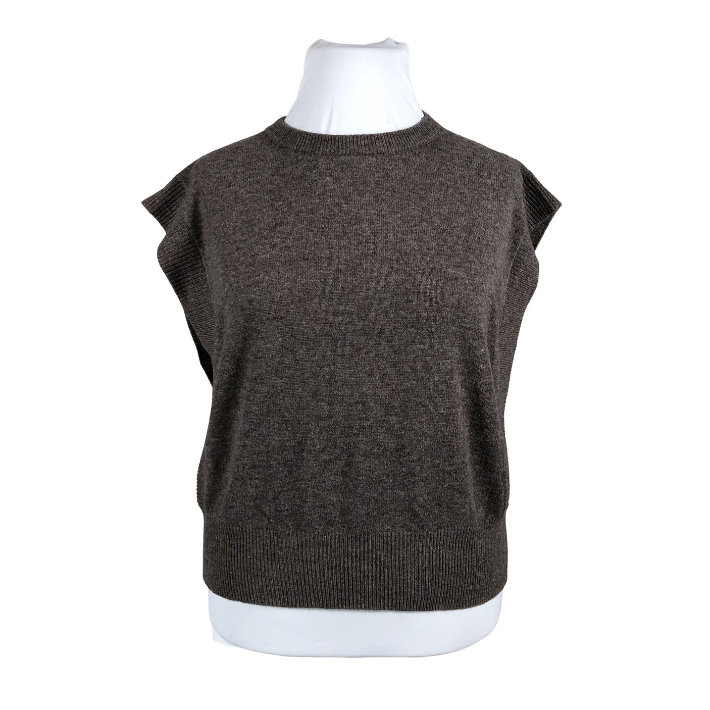 Unisex Claire.dk - Kootud vest, suurus 42 - Hall (1)