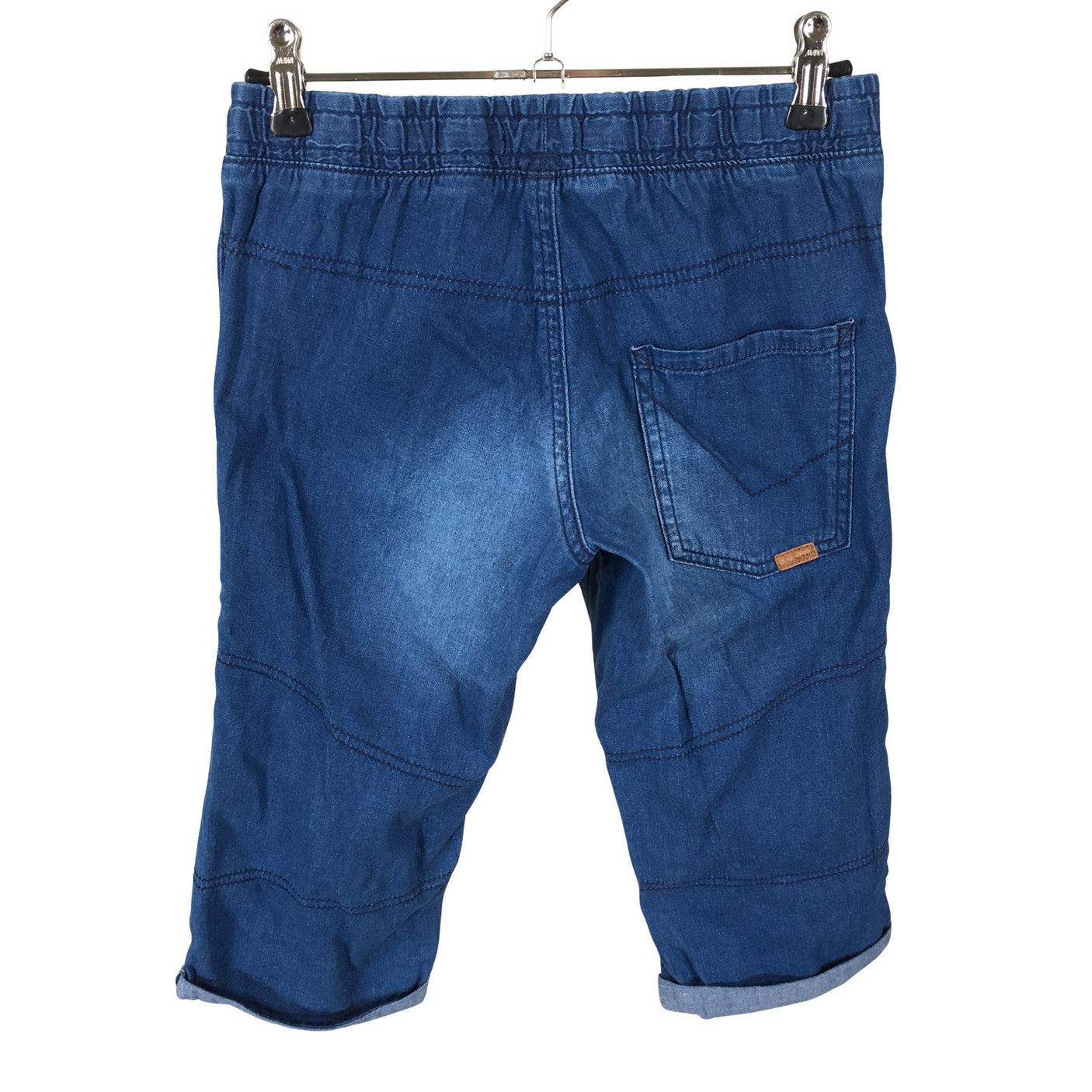 Unisex Name It - Teksast poolpikad püksid, suurus 152 - 158 - Sinine (2)
