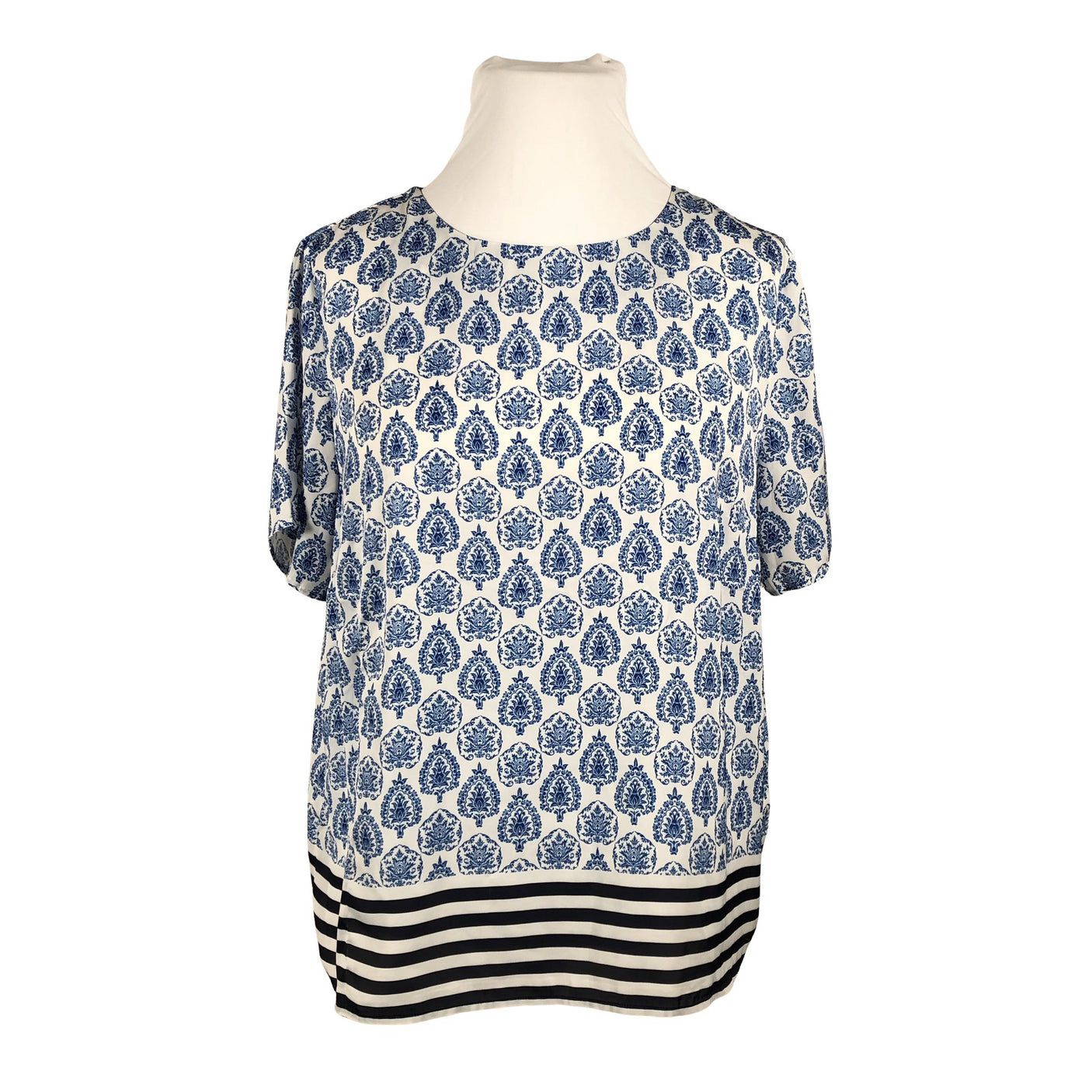 Unisex Holly & Whyte by Lindex - Lühikeste käistega pluus, suurus 42 - Valge (1)