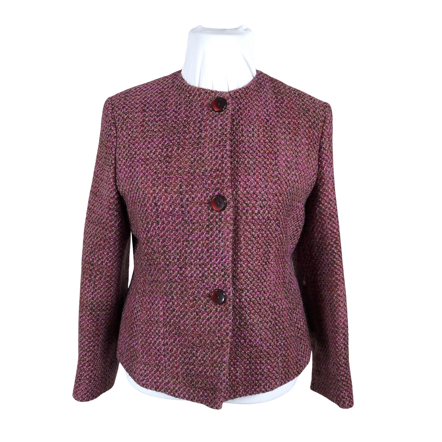 Unisex Ril's - Villane mantel, suurus 42 - Veinipunane (3)