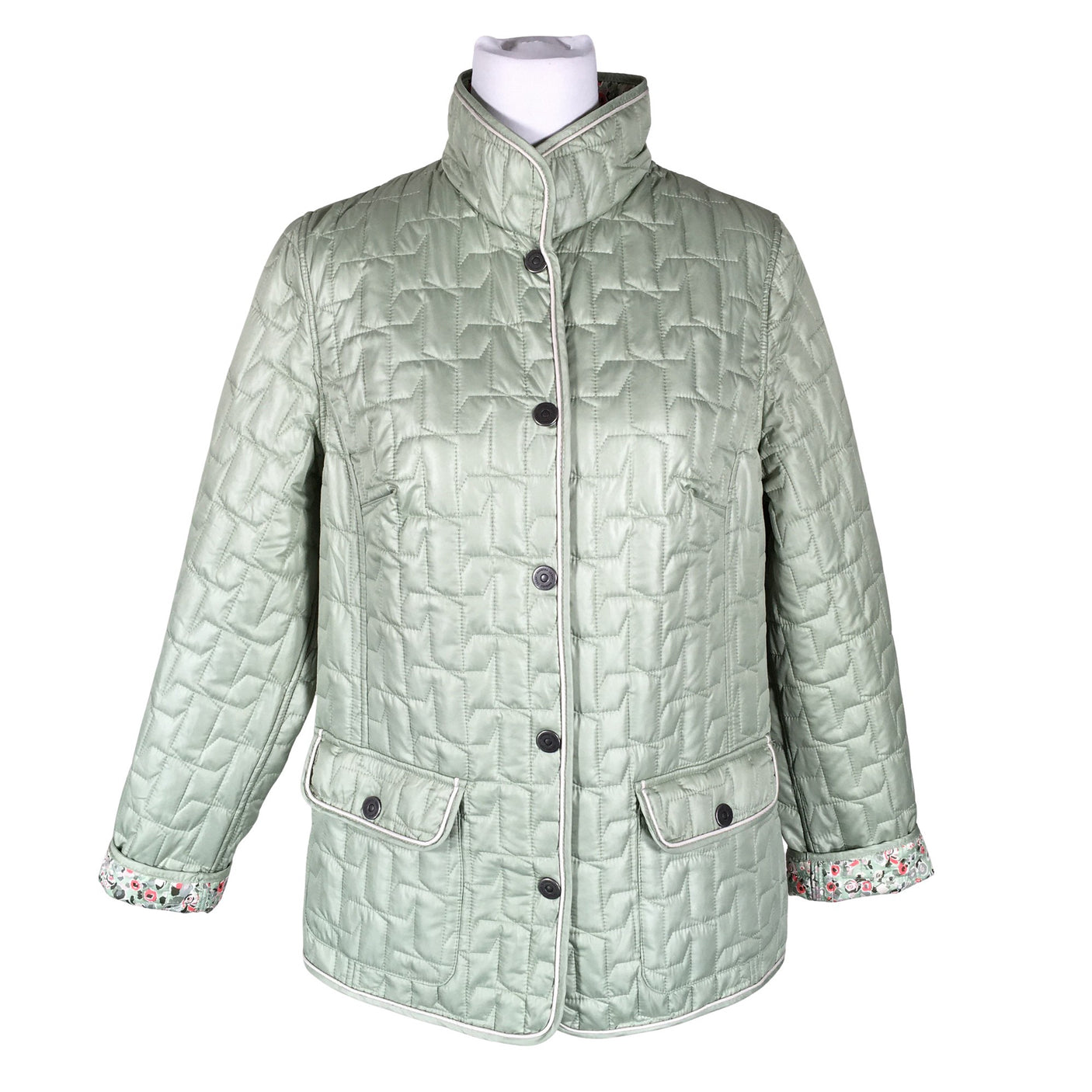 Unisex Barbara Lebek - Tepitud jope, suurus 40 - Roheline (1)