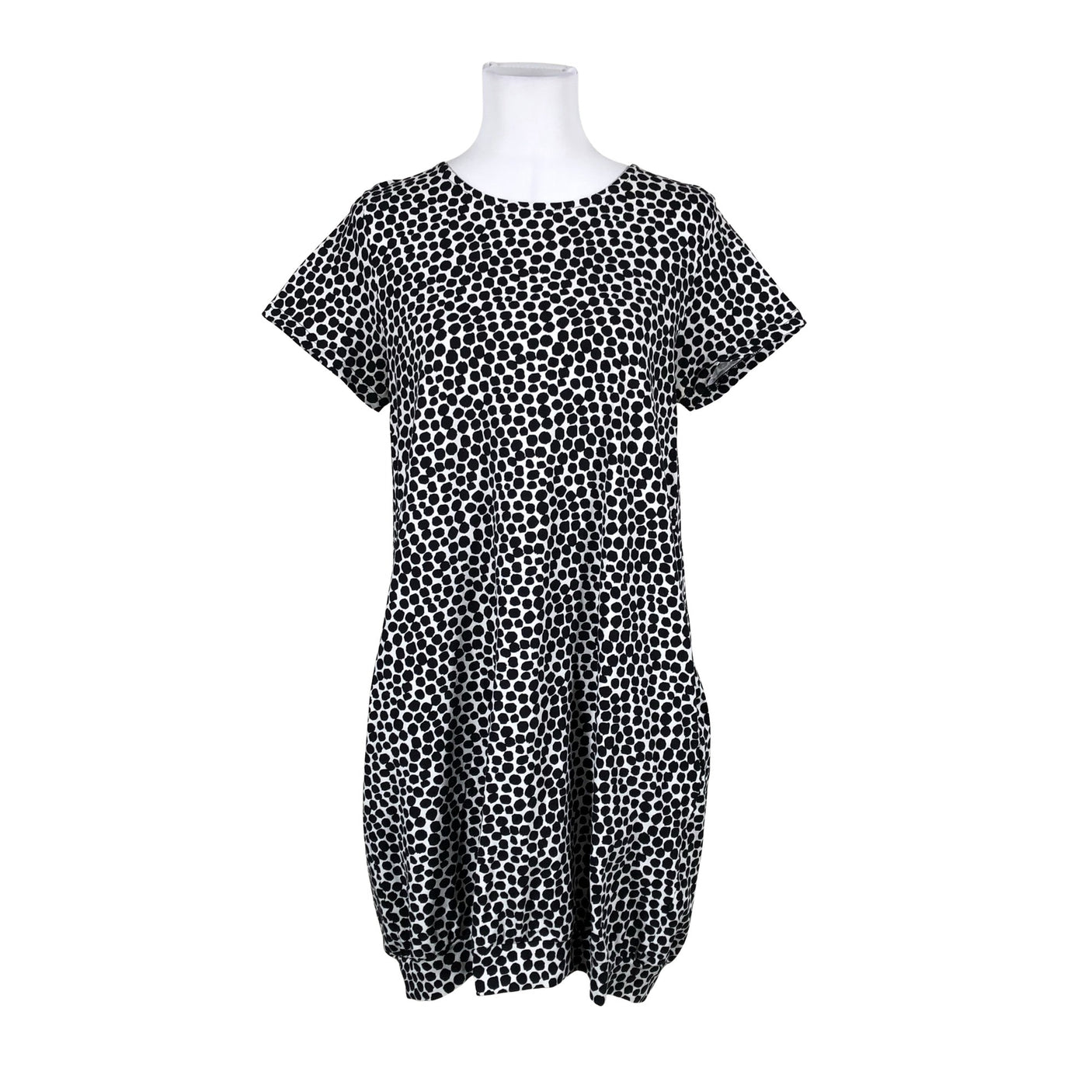Unisex NOSH - Trikotaažist kleit, suurus 40 - Valge (1)