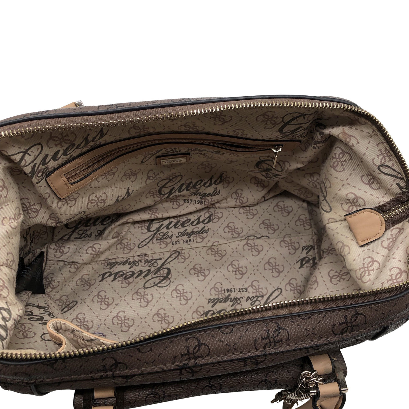 Unisex Guess - Käekott, suurus Midi - Pruun (3)