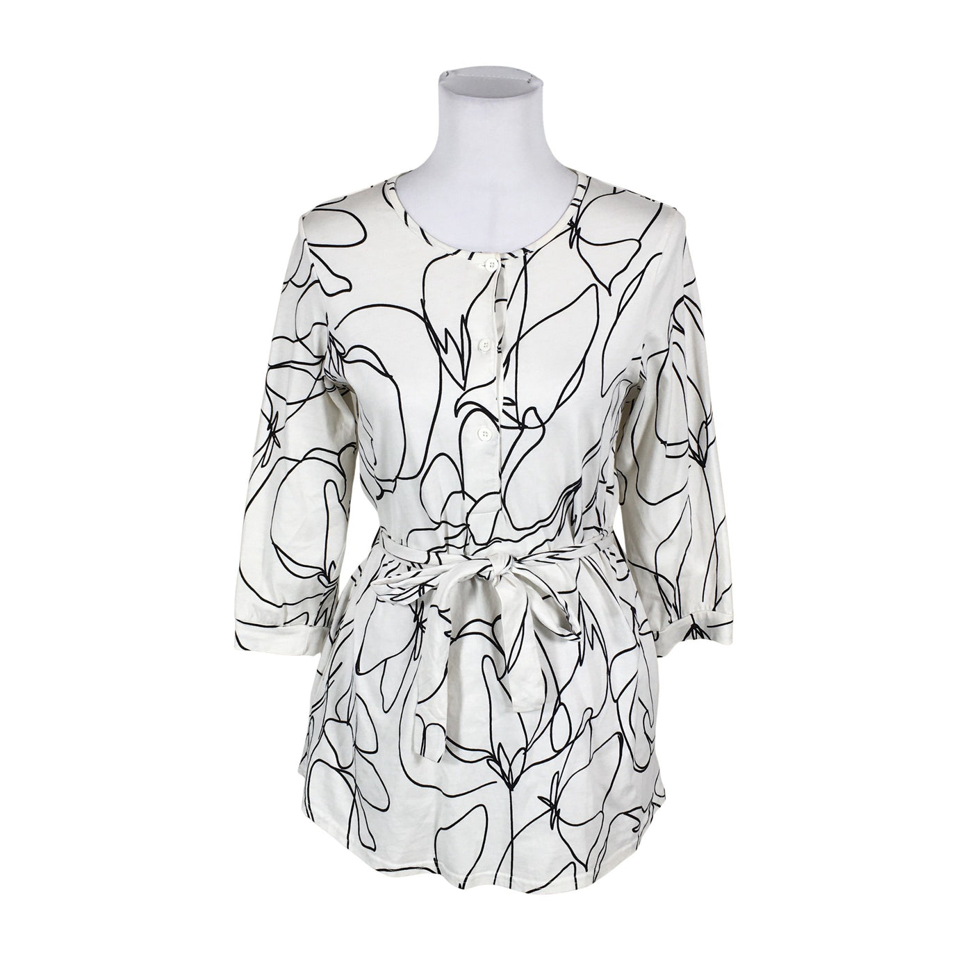 Unisex NOSH - Trikotaažist tuunika, suurus 34 - Valge (1)
