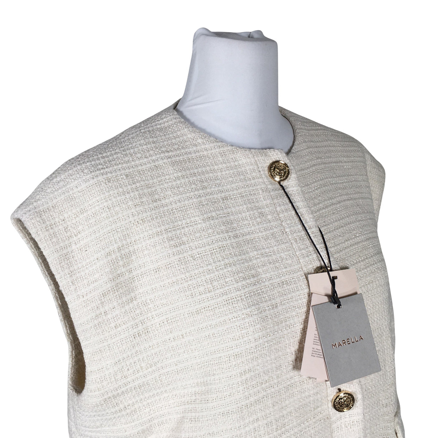 Unisex Marella - Vest, suurus 38 - Looduslik valge (3)