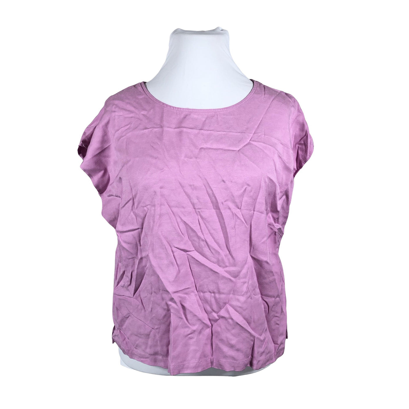 Unisex Nanso - Lühikeste käistega pluus, suurus 46 - Heleroosa (1)