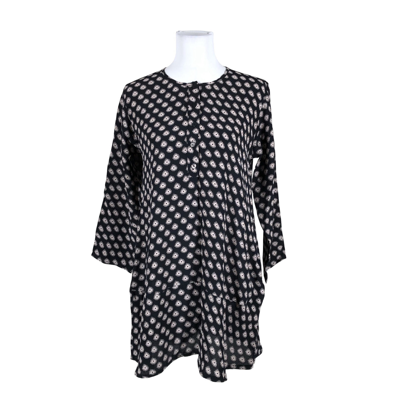 Unisex The Masai - Mitteveniv tuunika, suurus 38 - Must (1)