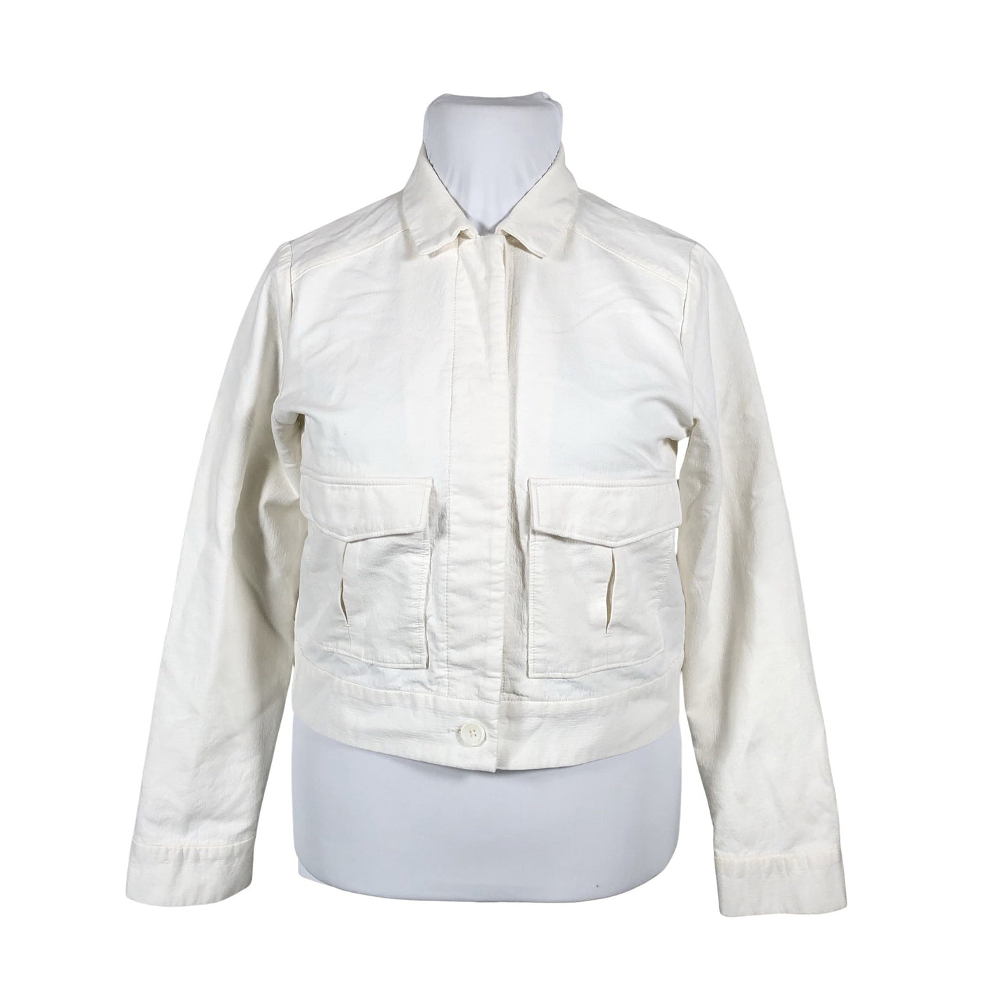 Unisex Lindex - Õhuke jope, suurus 42 - Valge (1)