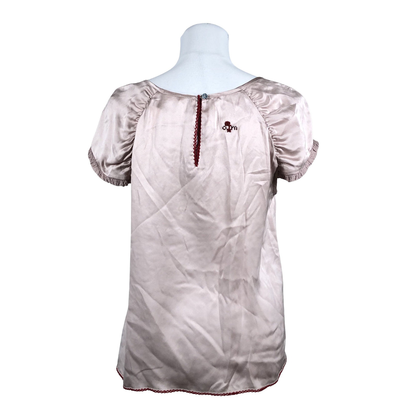 Unisex Odd Molly - Lühikeste käistega pluus, suurus 40 - Heleroosa (2)