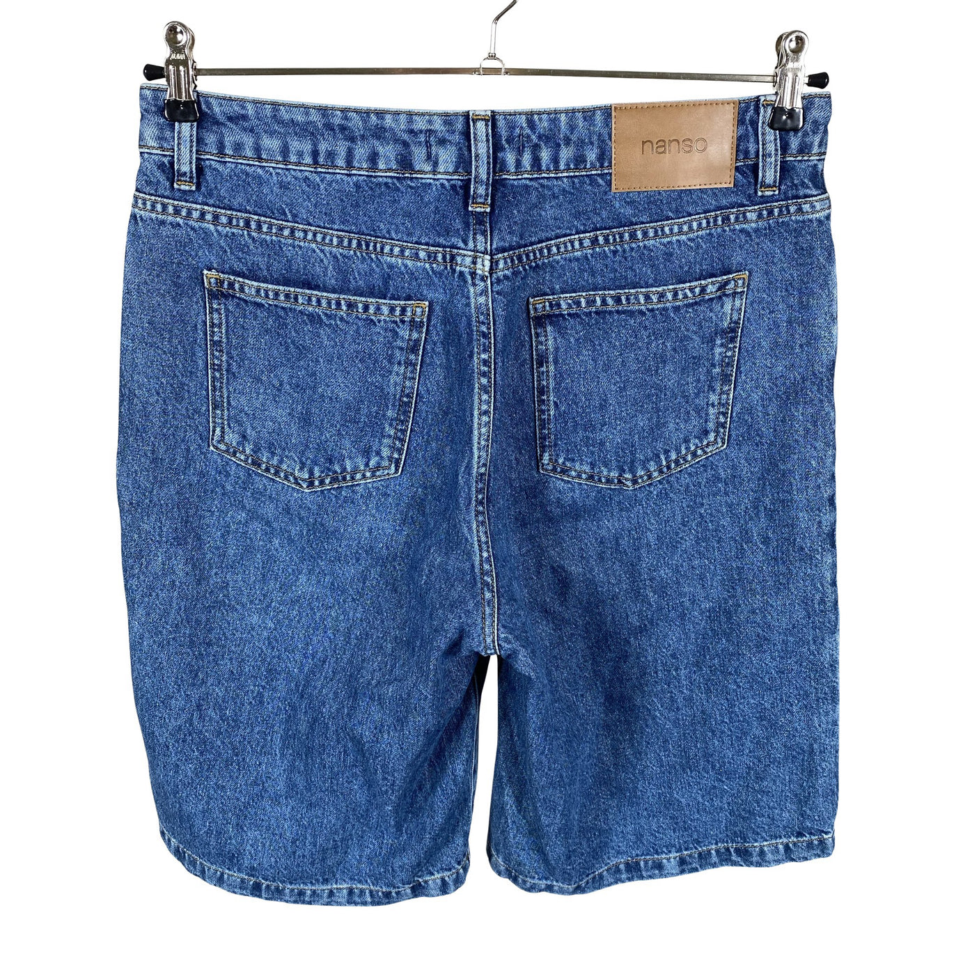 Unisex Nanso - Teksast lühikesed püksid, suurus 36 - Sinine (2)
