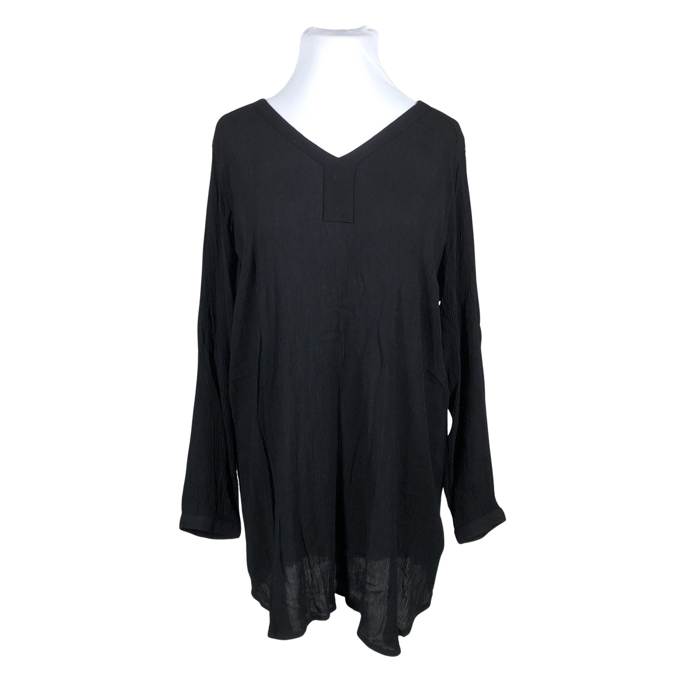 Unisex Kaffe - Mitteveniv kleit, suurus 48 - Must (1)