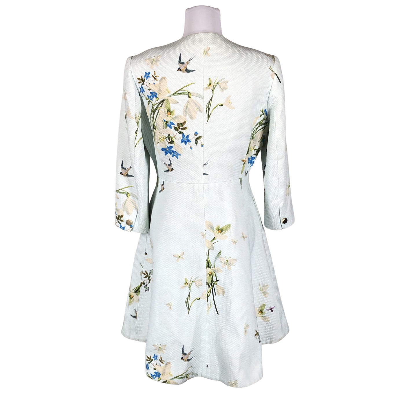 Unisex Ted Baker - Villane mantel, suurus 40 - Helesinine (2)