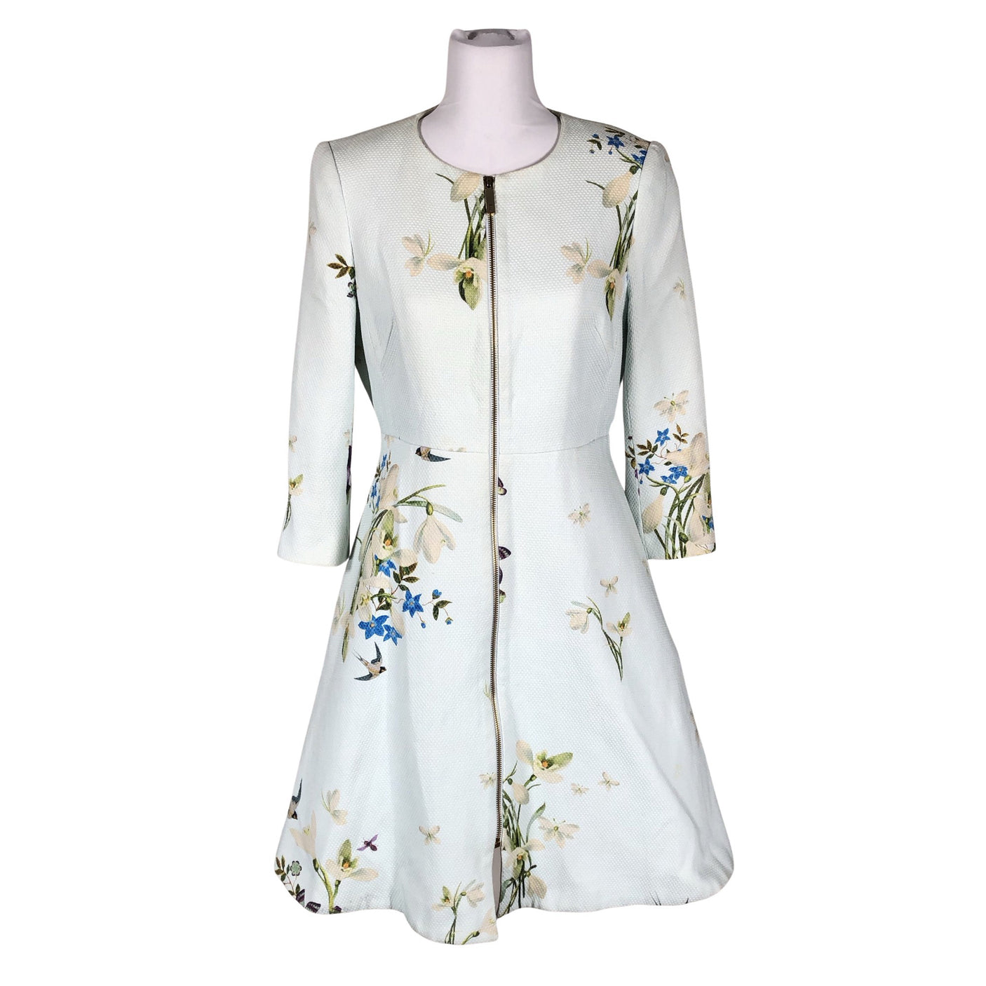 Unisex Ted Baker - Villane mantel, suurus 40 - Helesinine (1)