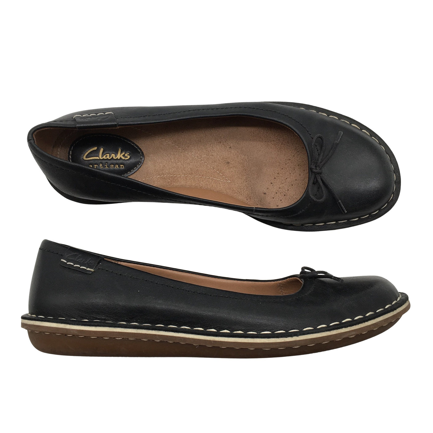 Unisex Clarks - Baleriinad, suurus 38 - Must (1)