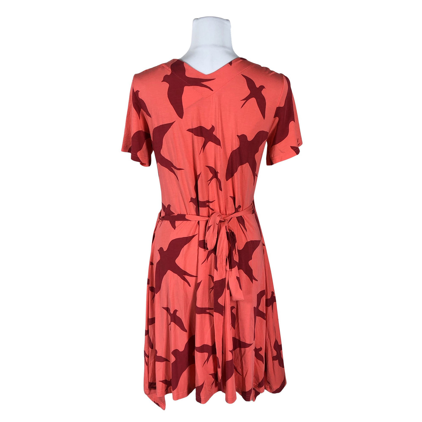 Unisex Blaa - Trikotaažist kleit, suurus 38 - Punane (2)