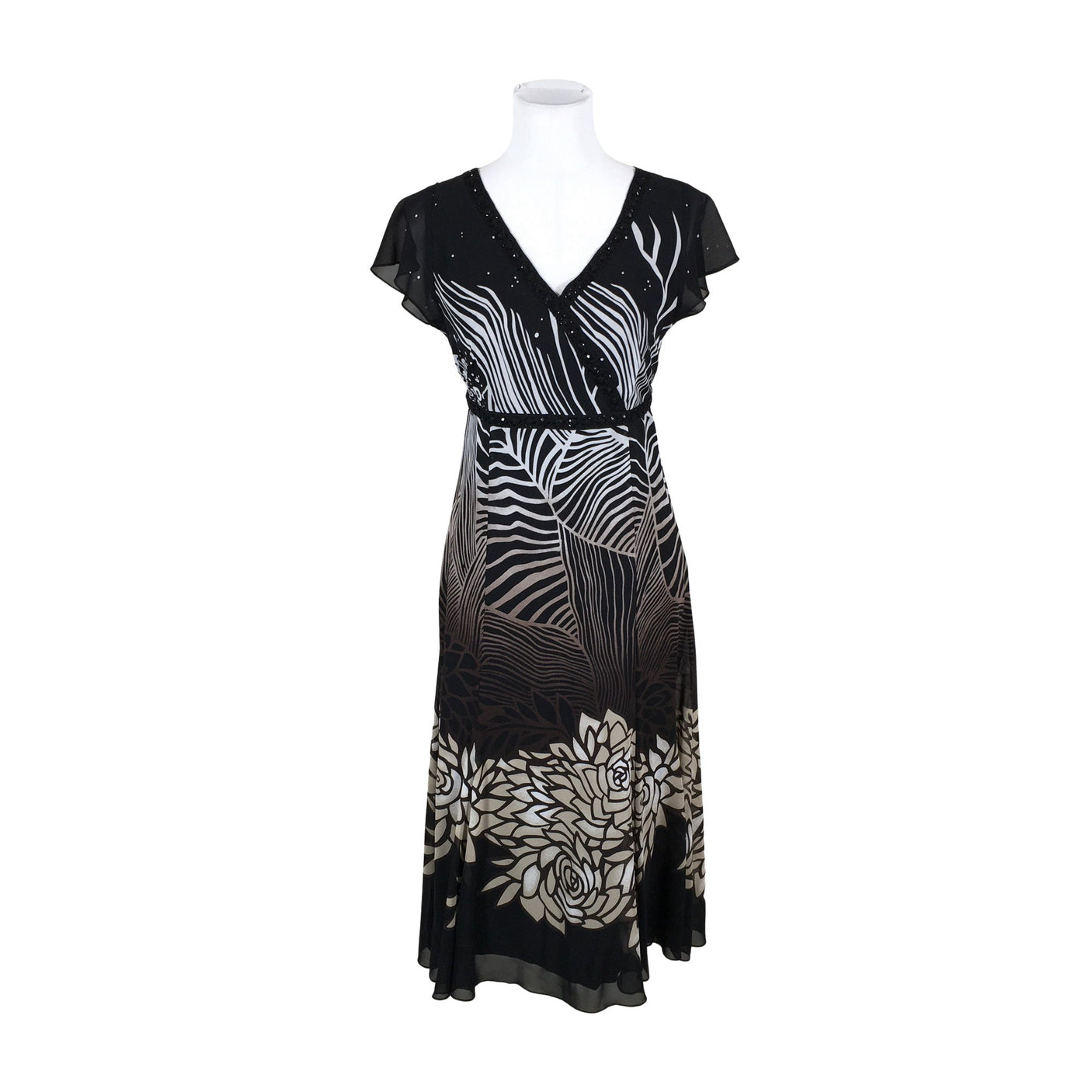 Unisex Gerry Weber - Mitteveniv kleit, suurus 38 - Must (1)