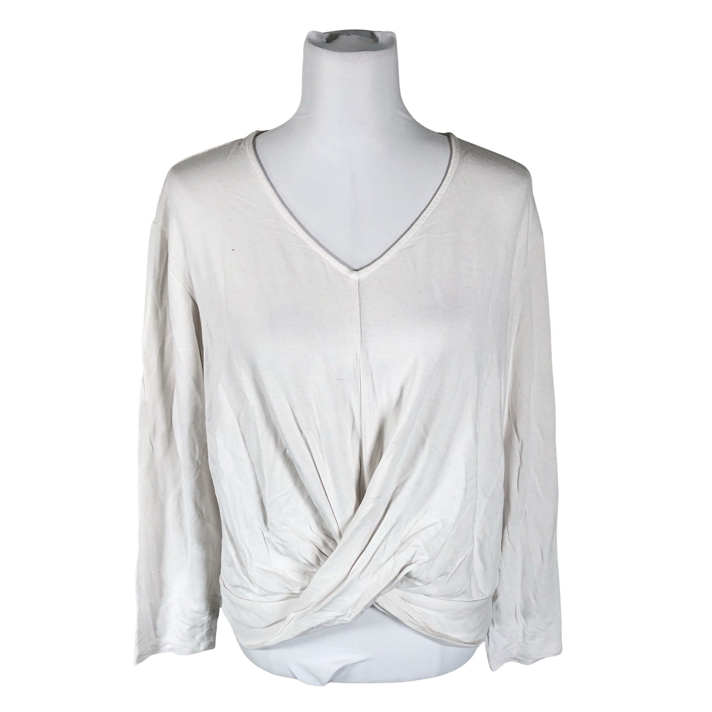 Unisex Selected - Trikotaažist pluus, suurus 38 - Valge (1)