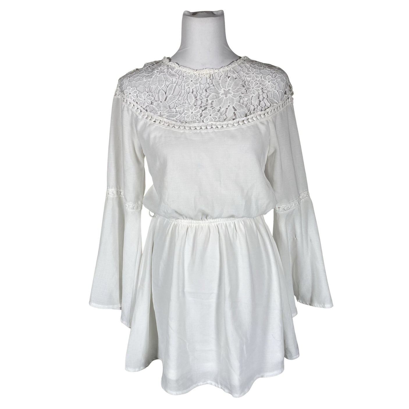 Unisex Parisian - Mitteveniv kleit, suurus 38 - Valge (1)