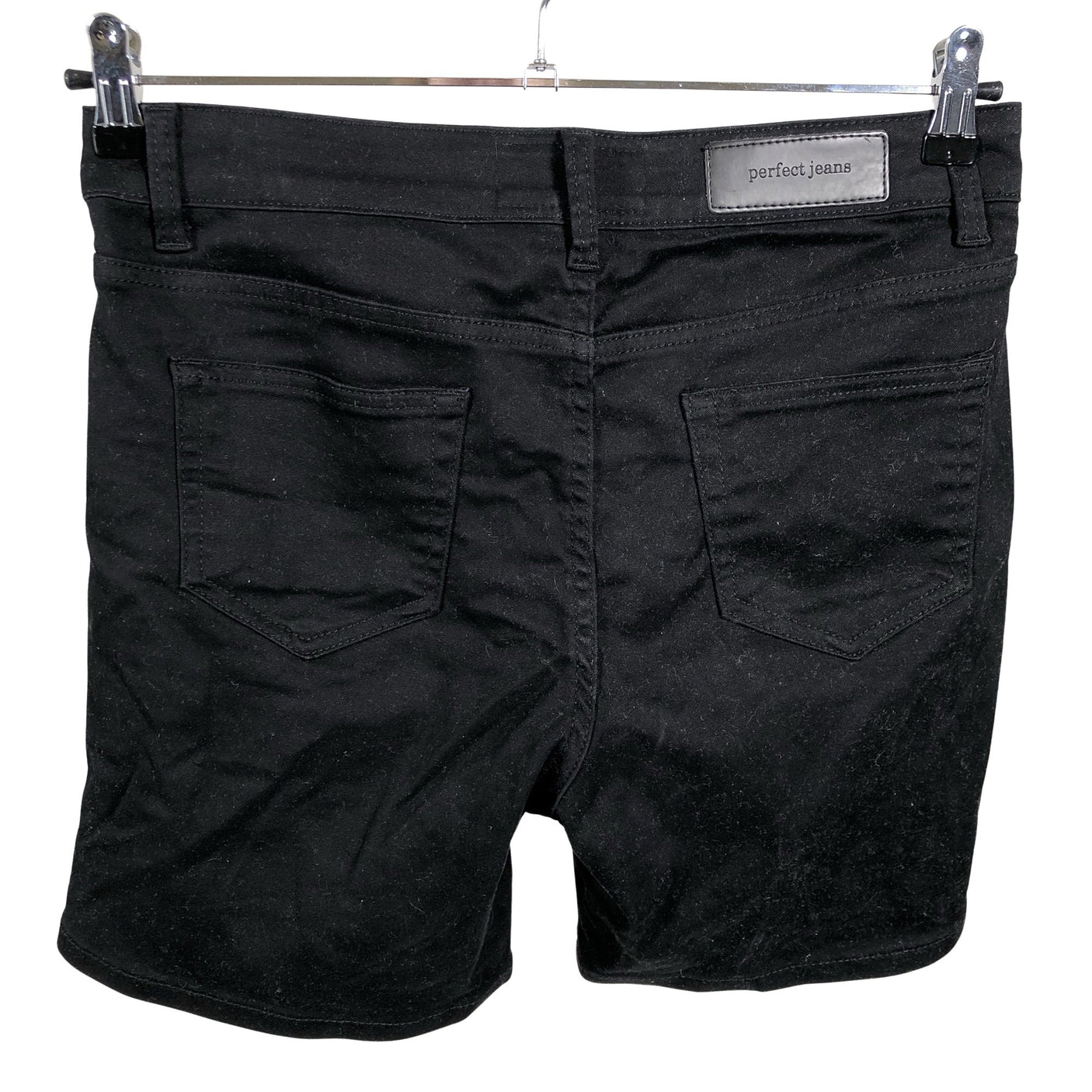 Unisex Perfect Jeans - Teksast lühikesed püksid, suurus 40 - Must (2)