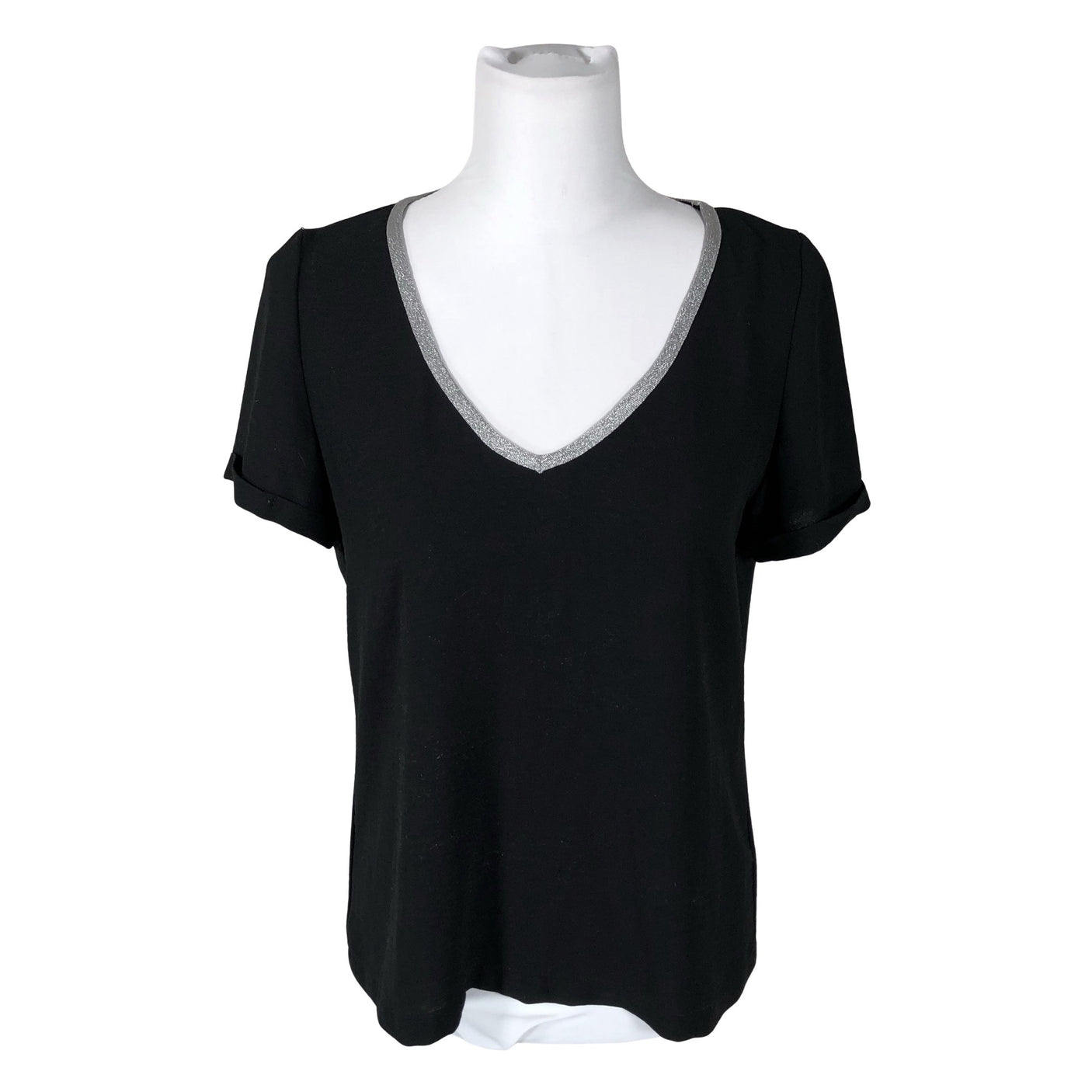 Unisex Morgan - T-särk, suurus 40 - Must (1)