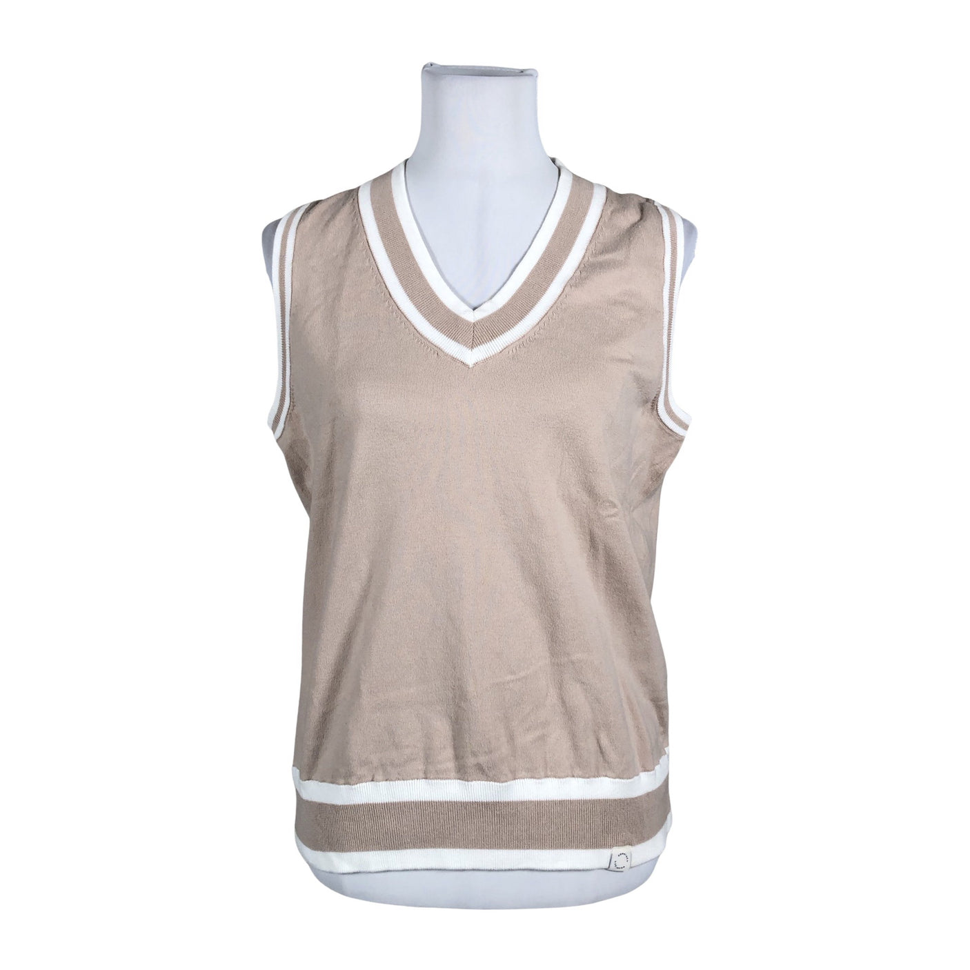 Unisex Röhnisch - Kootud vest, suurus 40 - Beige (1)