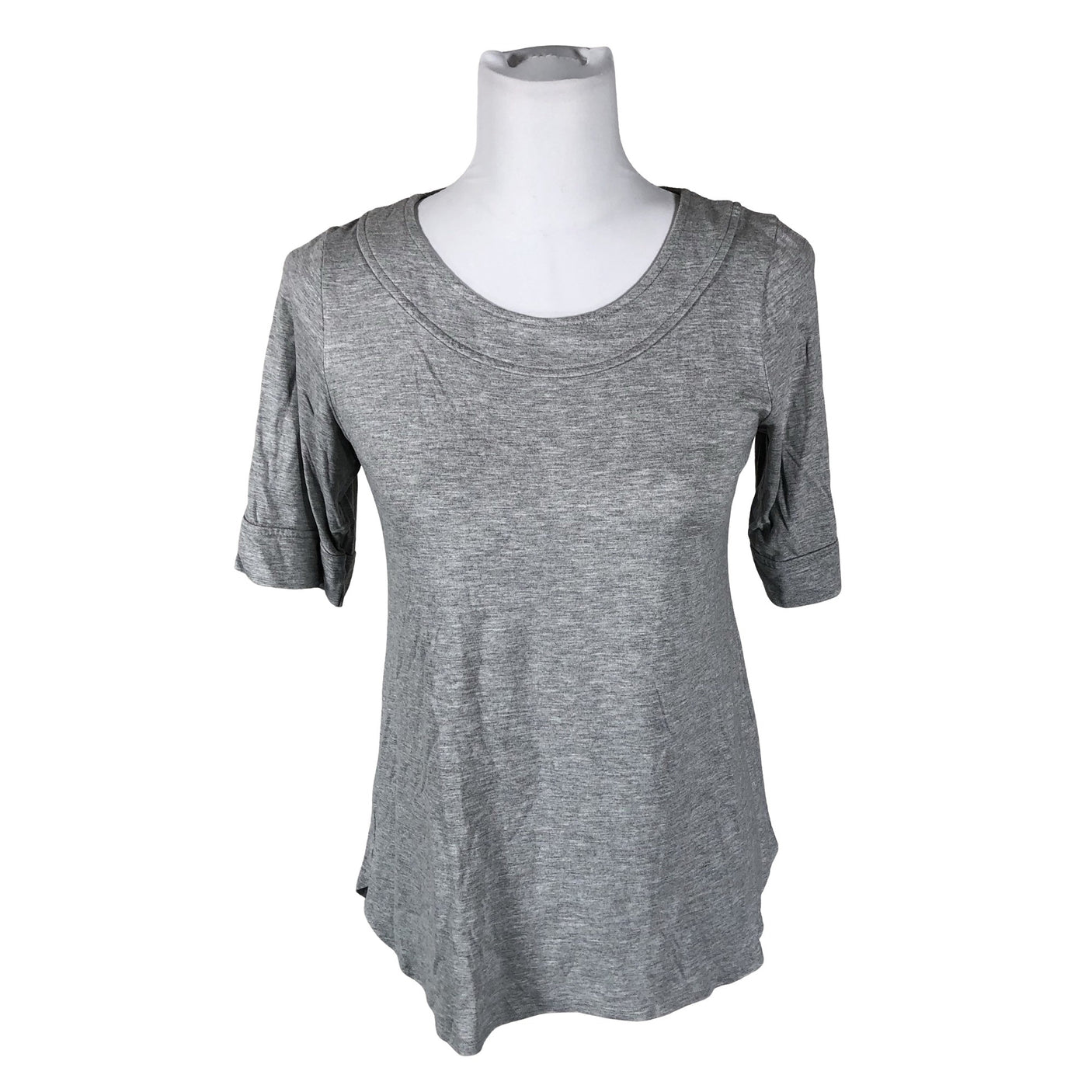 Unisex Nanso - Trikotaažist pluus, suurus 34 - Hall (1)