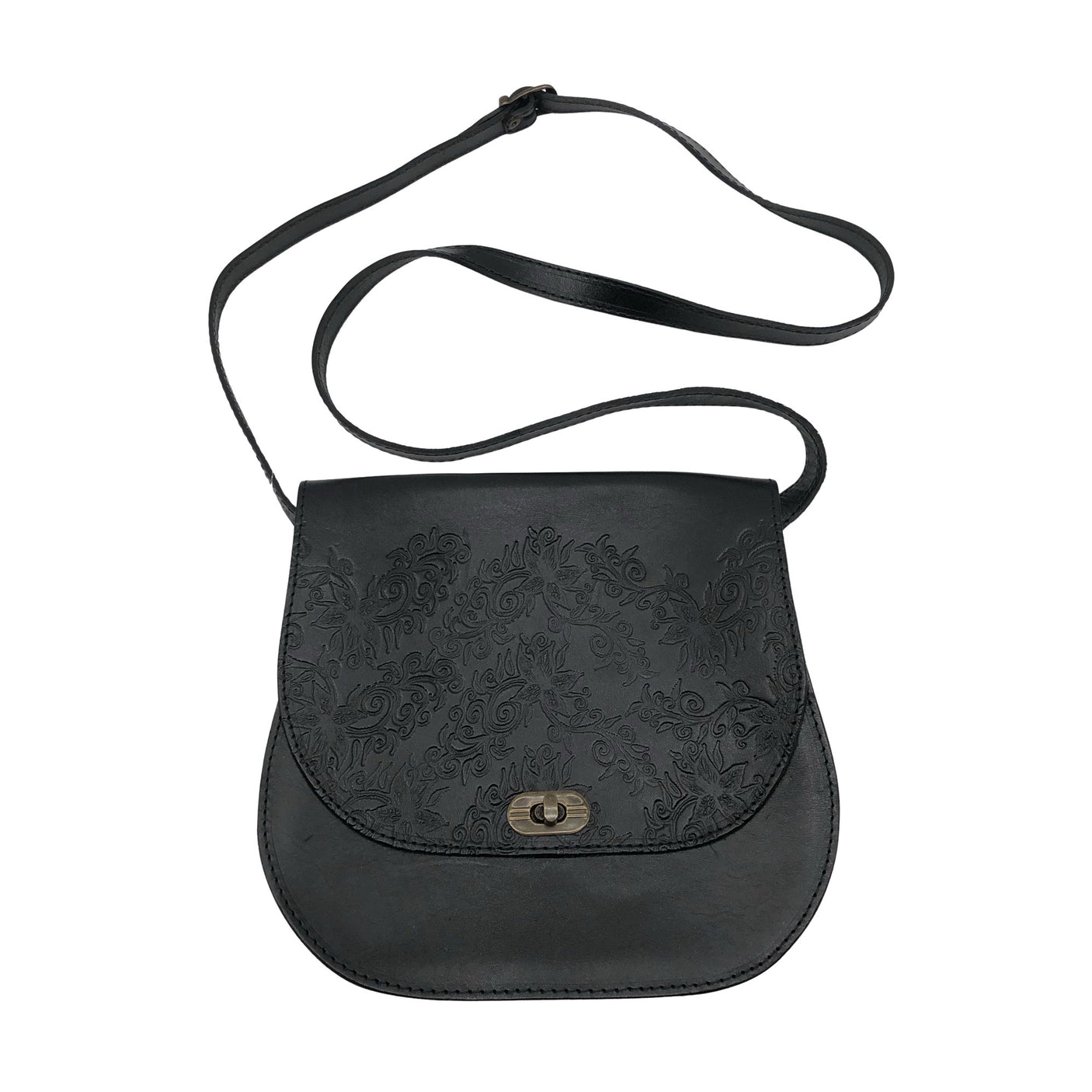 Unisex Ecco - Õlakott, suurus Midi - Must (1)