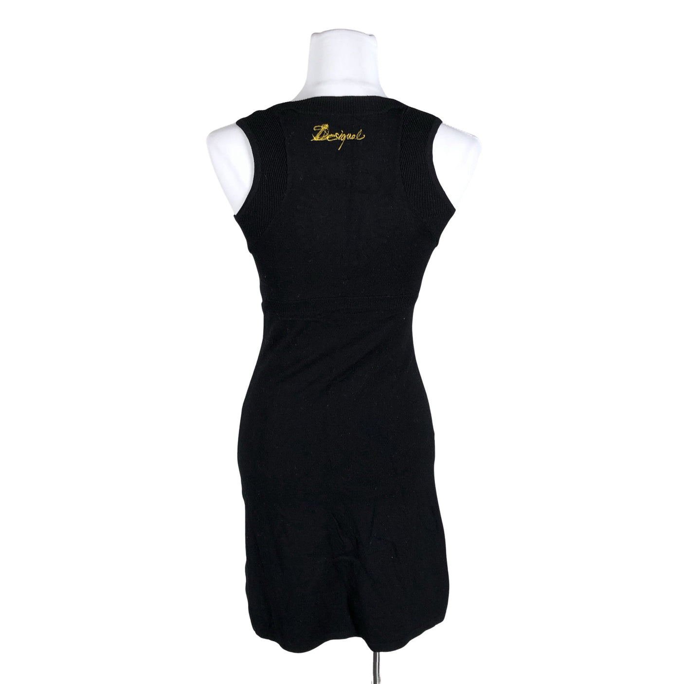 Unisex Desigual - Kootud kleit, suurus 36 - Must (2)