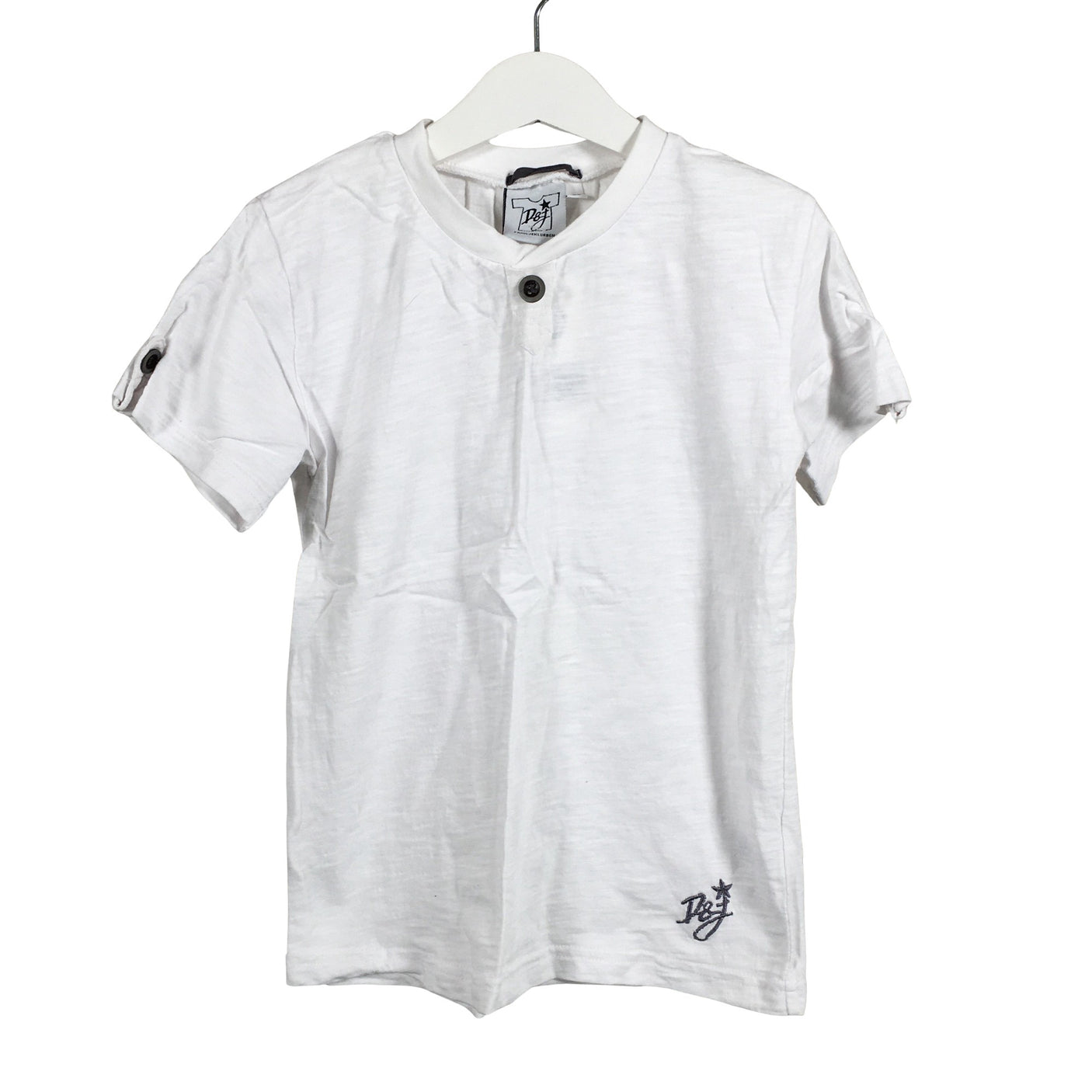 Unisex D&J Familjeklubben - T-särk, suurus 116 - 122 - Valge (1)