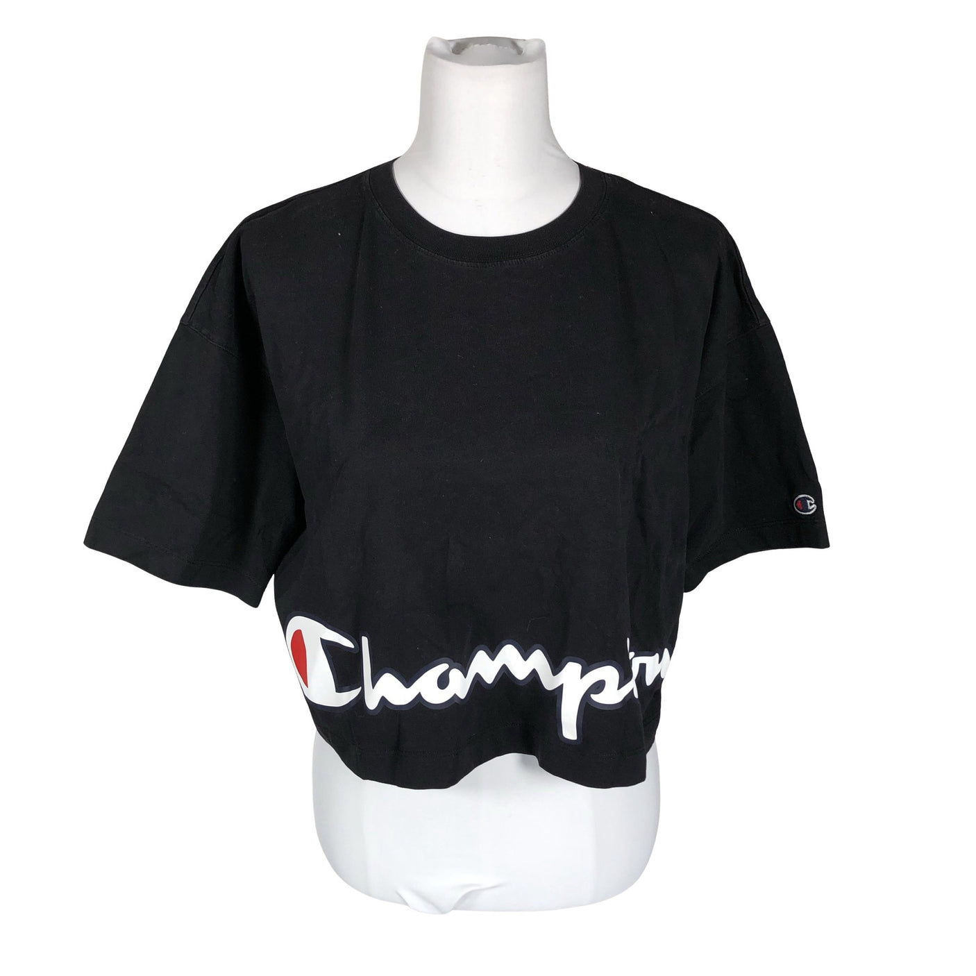 Unisex Champion - T-särk, suurus 38 - Must (1)