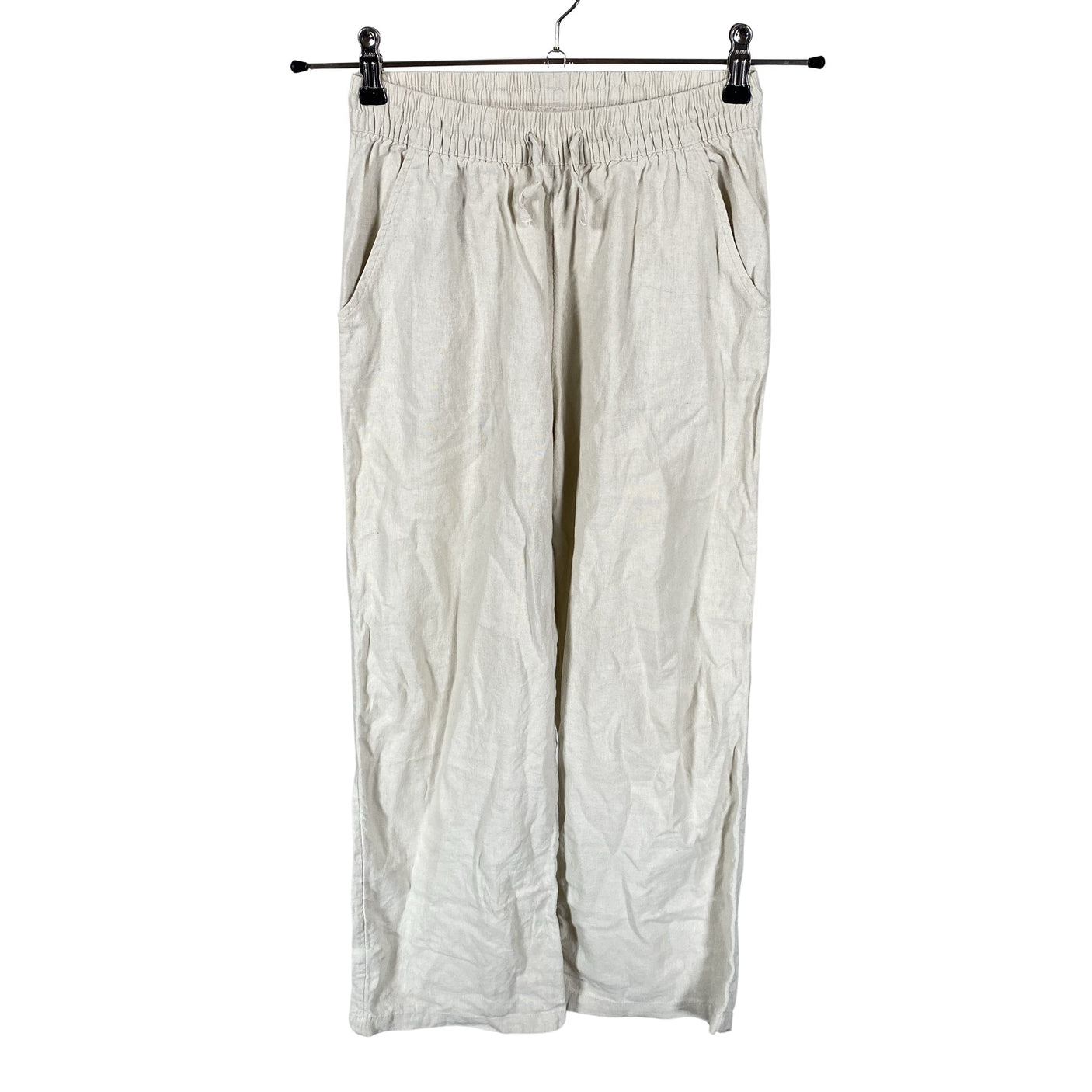 Unisex Lindex - Mittevenivad püksid, suurus 146 - 152 - Beige (1)