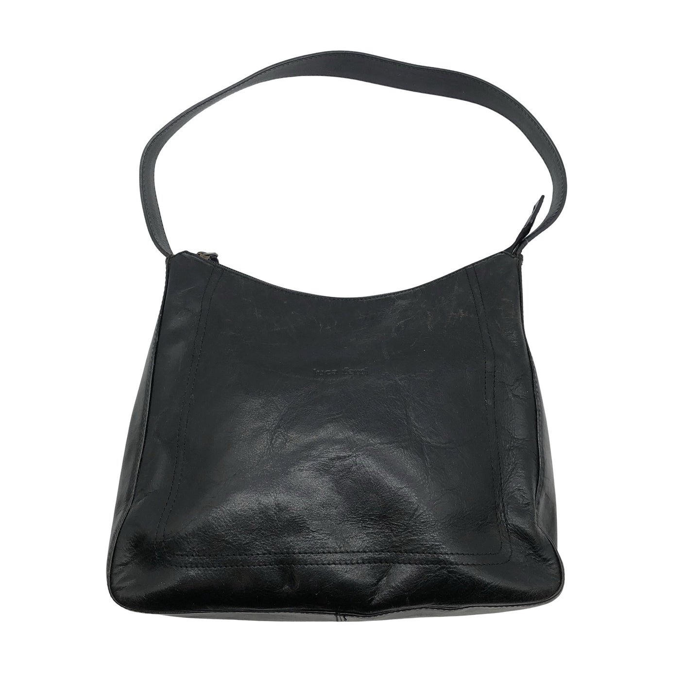 Unisex Luca Ferri - Käekott, suurus Midi - Must (1)