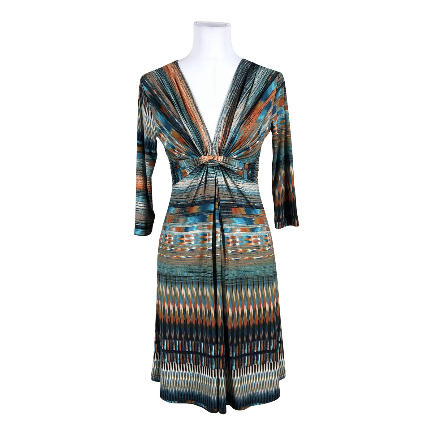 Unisex Ilse Jacobsen - Trikotaažist kleit, suurus 36 - Türkiis (1)