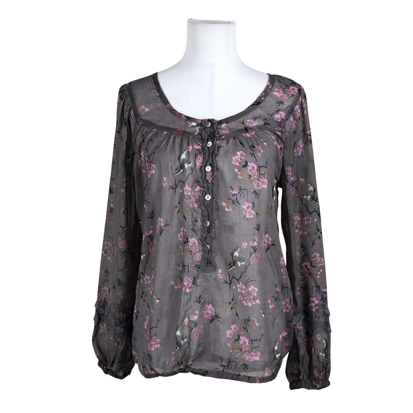Unisex Saint Tropez - Pluus, suurus 36 - Hall (1)