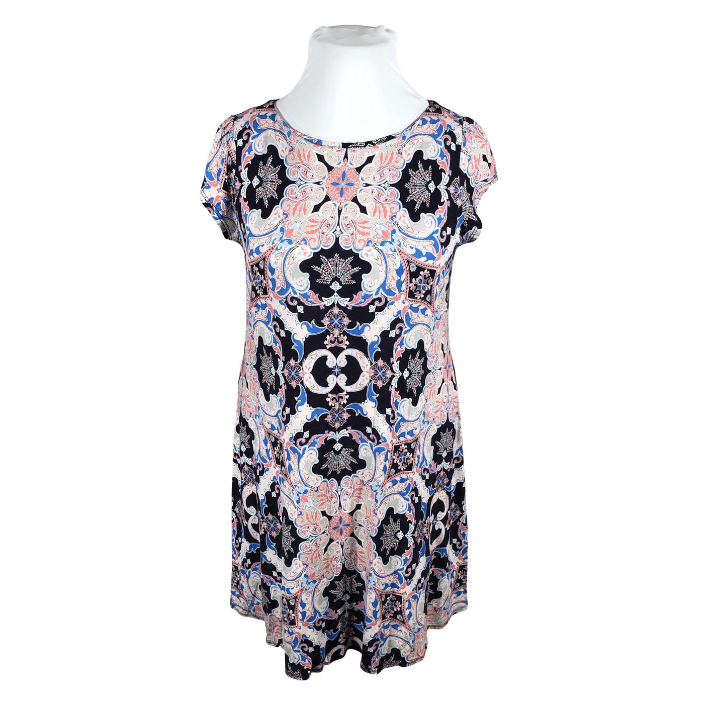 Unisex Wallis - Trikotaažist kleit, suurus 44 - Sinine (1)
