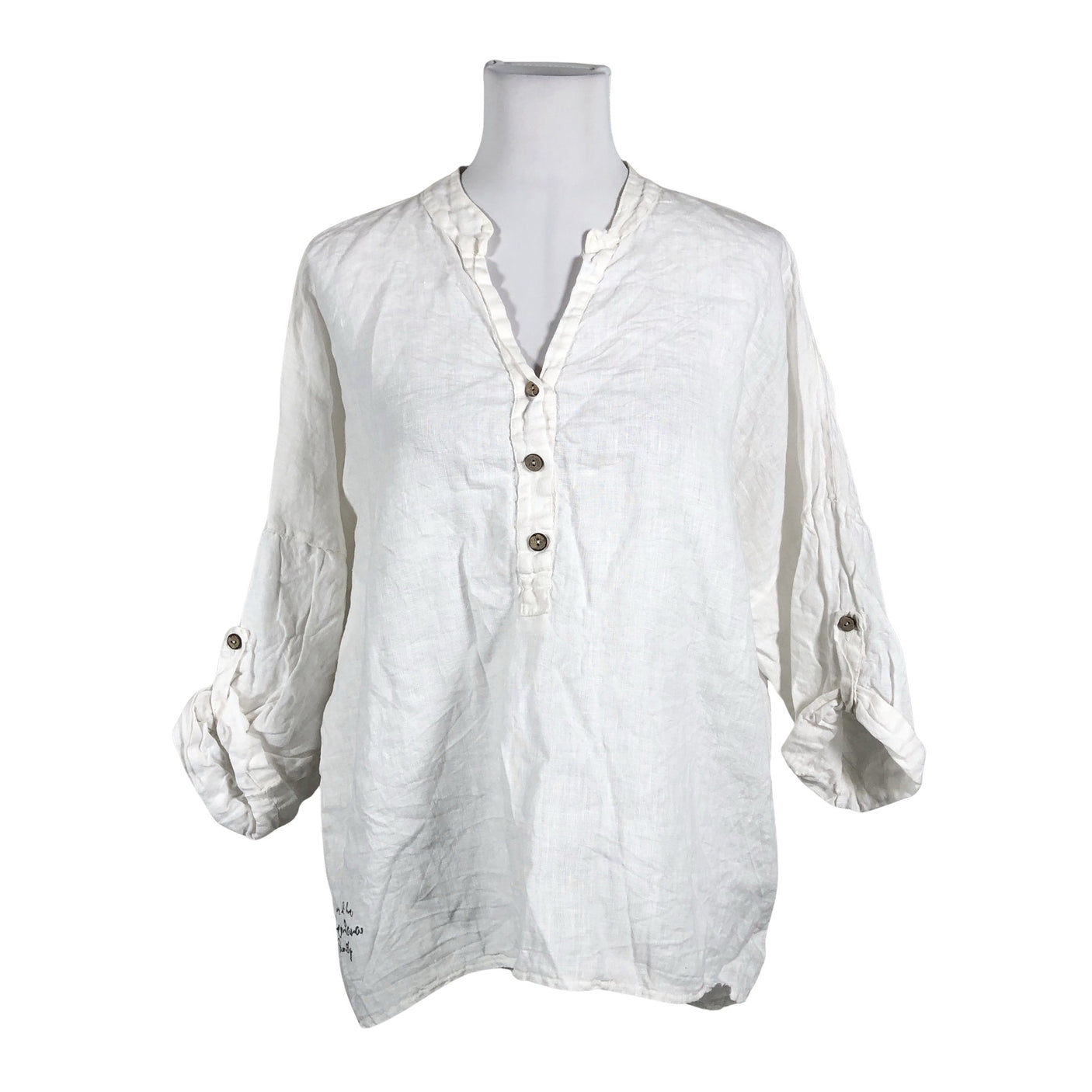 Unisex Bohemiana - Pluus, suurus 36 - Valge (1)