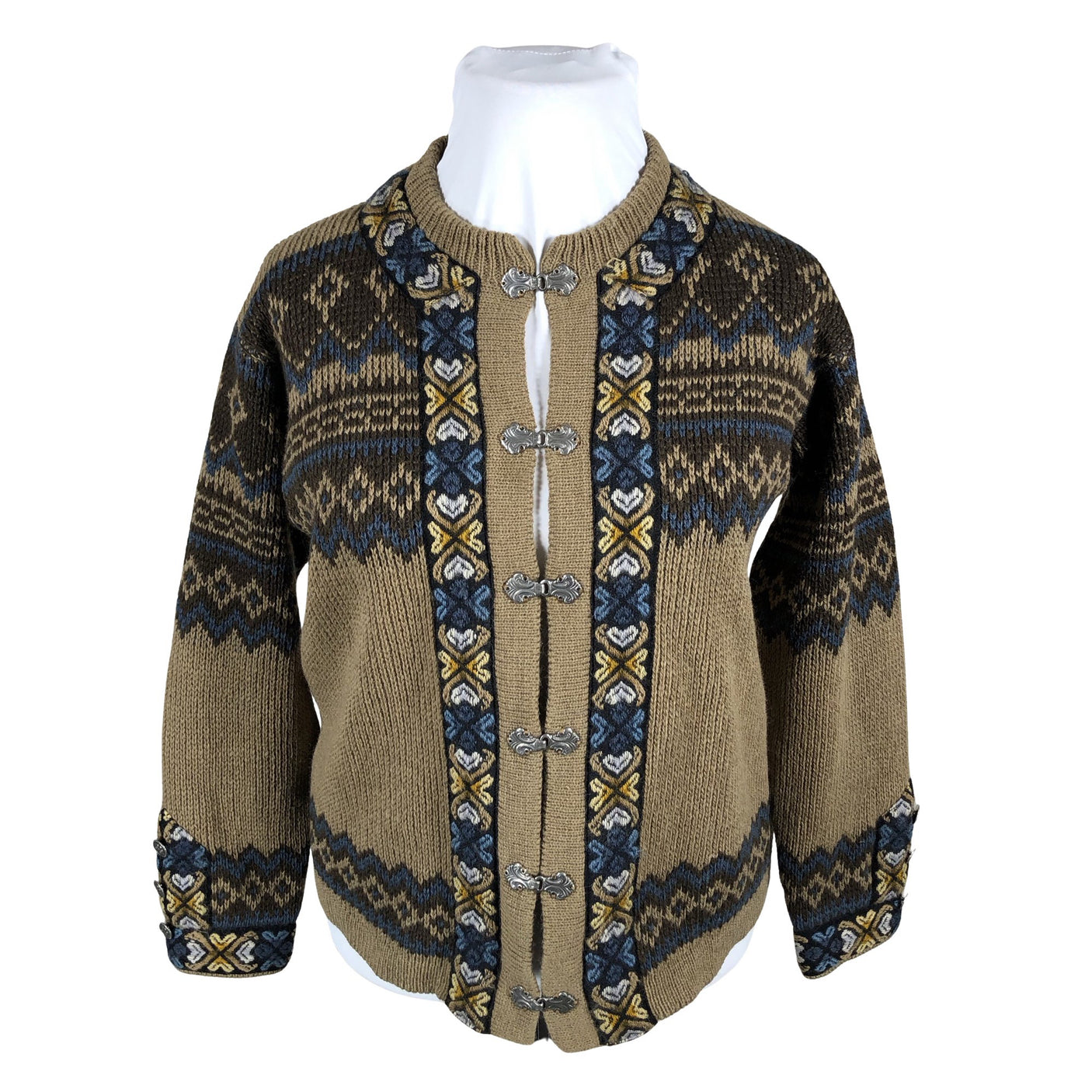 Unisex Nordstrikk - Kardigan, suurus 44 - Pruun (1)