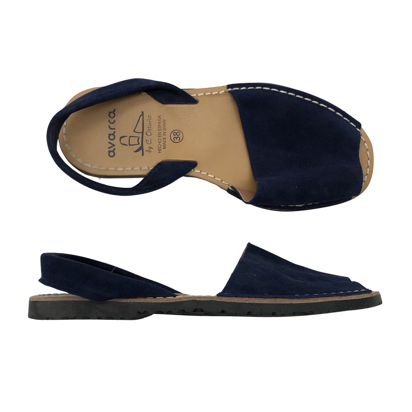 Unisex Avarca - Rihmikud, suurus 38 - Sinine (1)