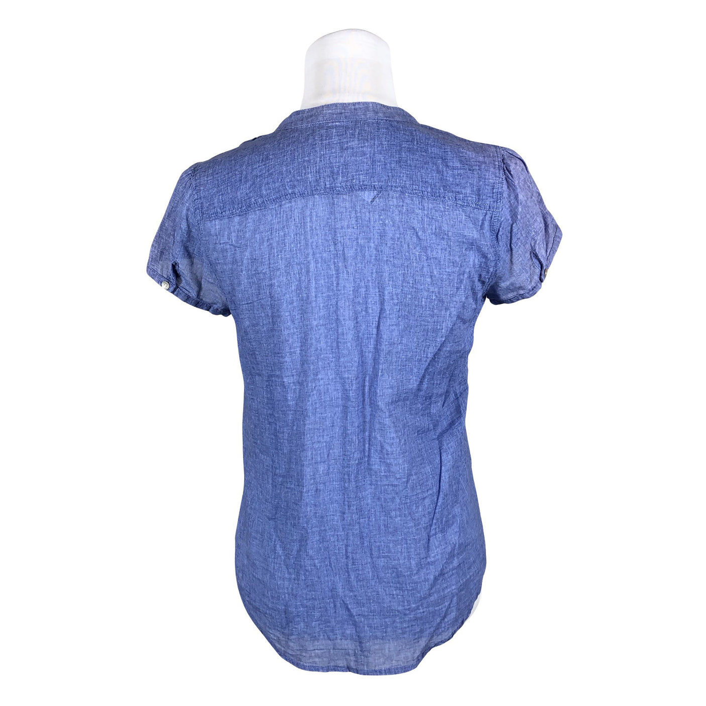 Unisex S.T.I - Lühikeste käistega pluus, suurus 36 - Sinine (2)
