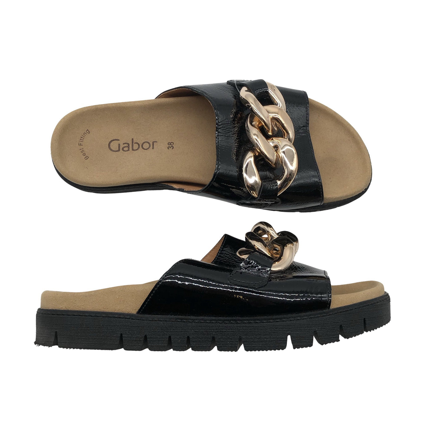 Unisex Gabor - Rihmikud, suurus 38 - Must (1)