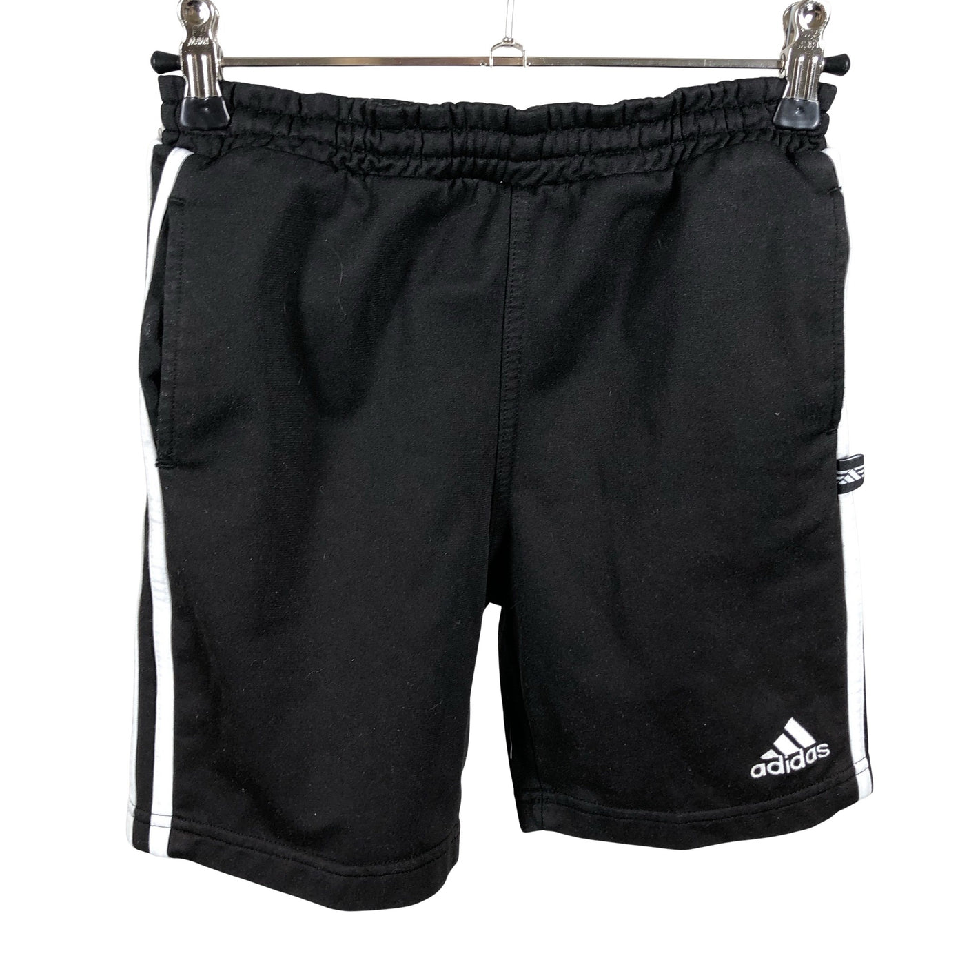 Unisex Adidas - Lühikesed spordipüksid, suurus 122 - 128 - Must (1)