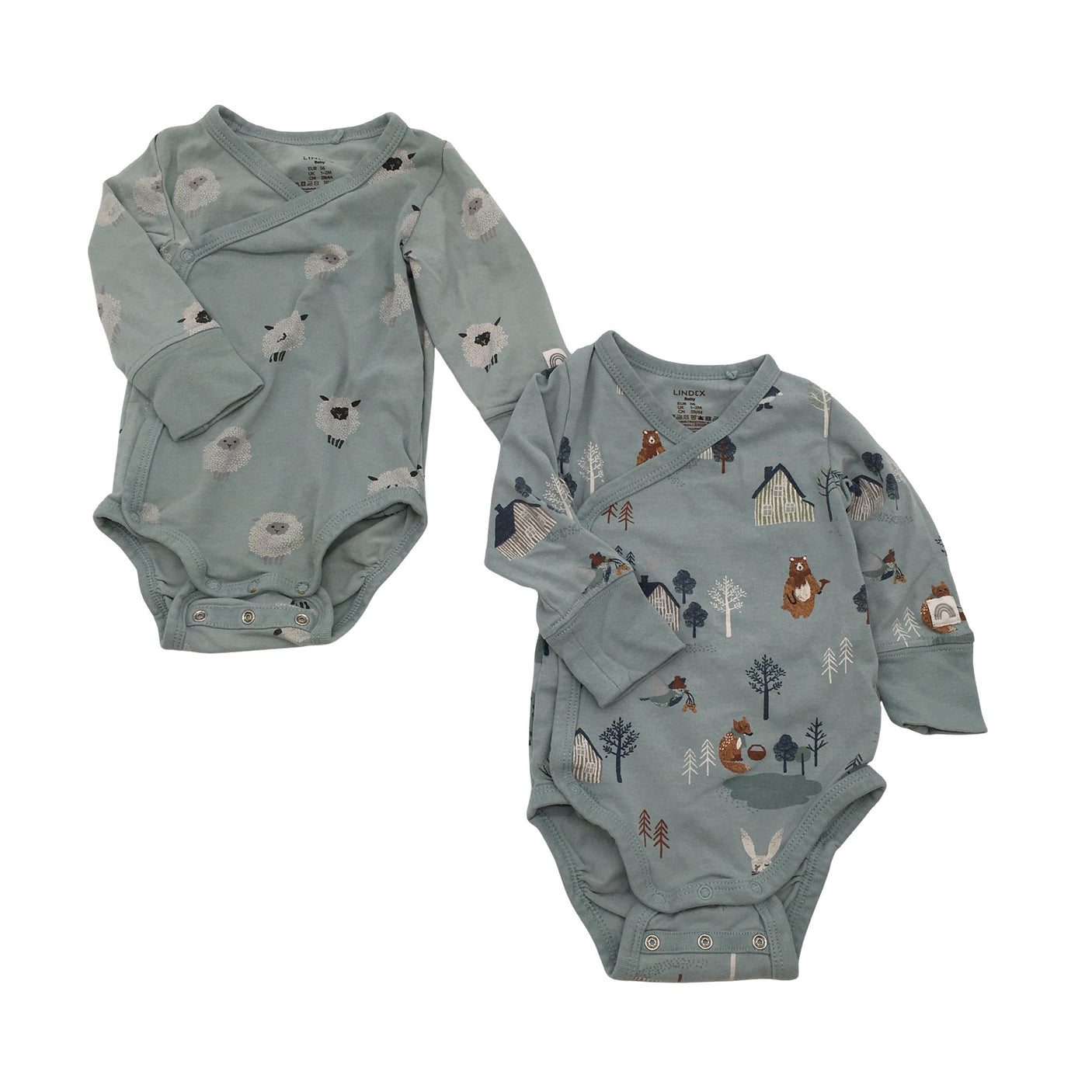 Unisex Lindex - Hõlmikbodi, suurus 50 - 56 - Helesinine (1)