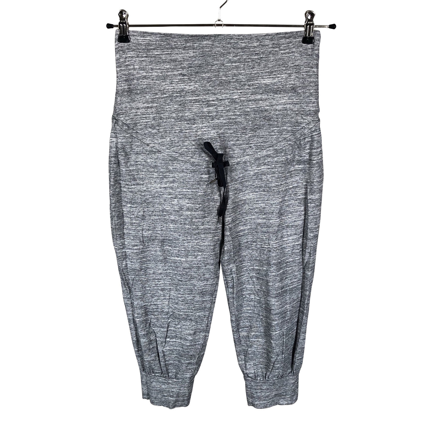 Unisex H&M Mama - Trikotaažist poolpikad püksid, suurus 38 - Hall (1)