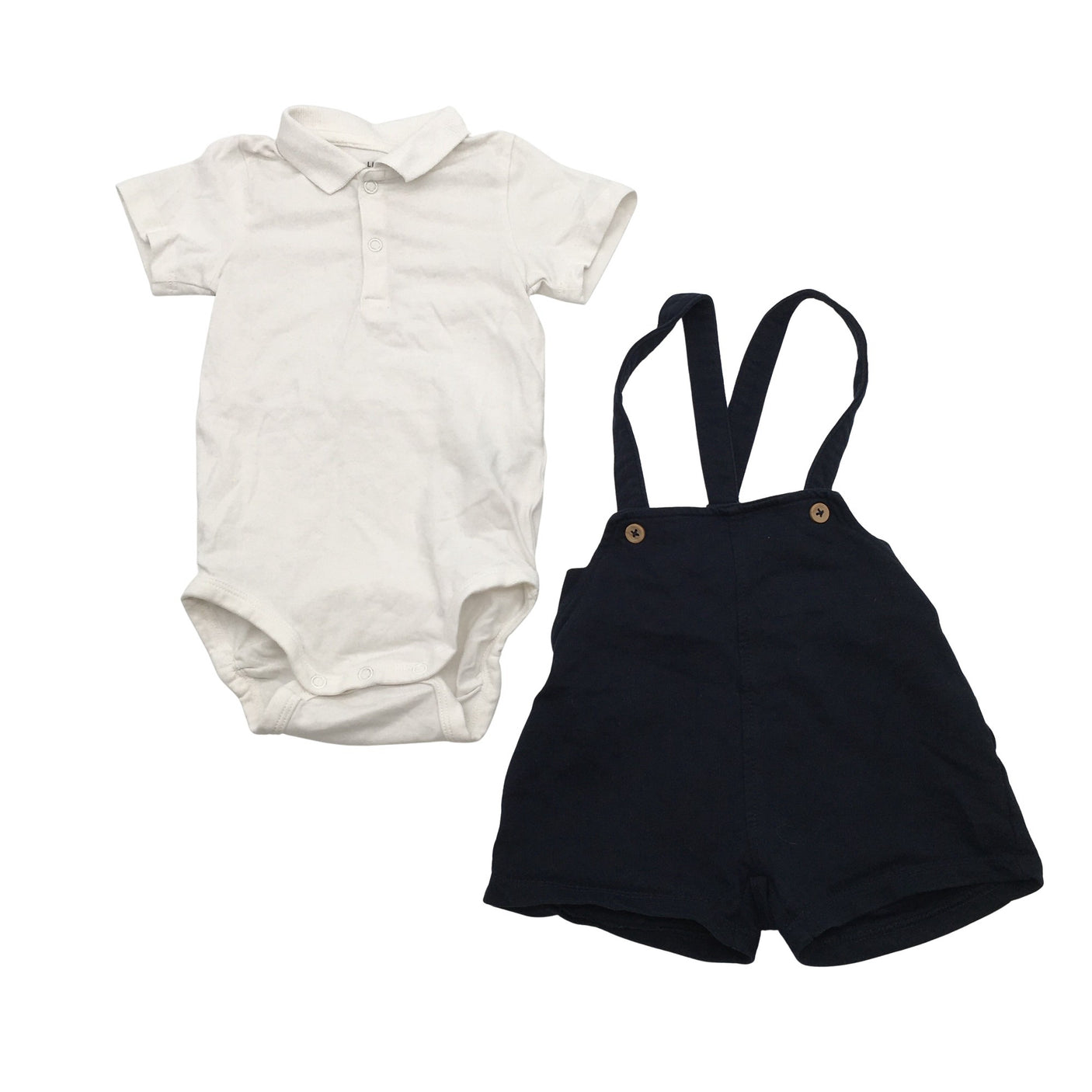Unisex Lindex - Bodi, suurus 62 - 68 - Valge (1)