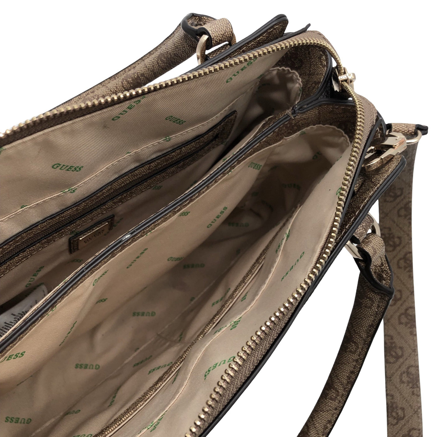 Unisex Guess - Käekott, suurus Midi - Pruun (2)