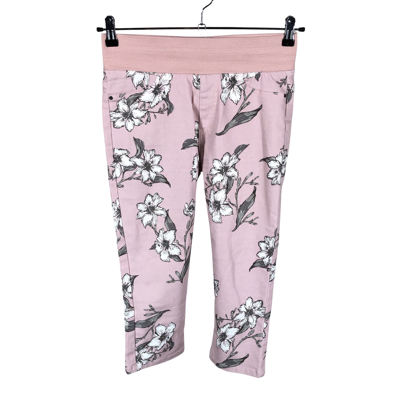 Unisex Free Quent - Mittevenivad poolpikad püksid, suurus 36 - Heleroosa (1)