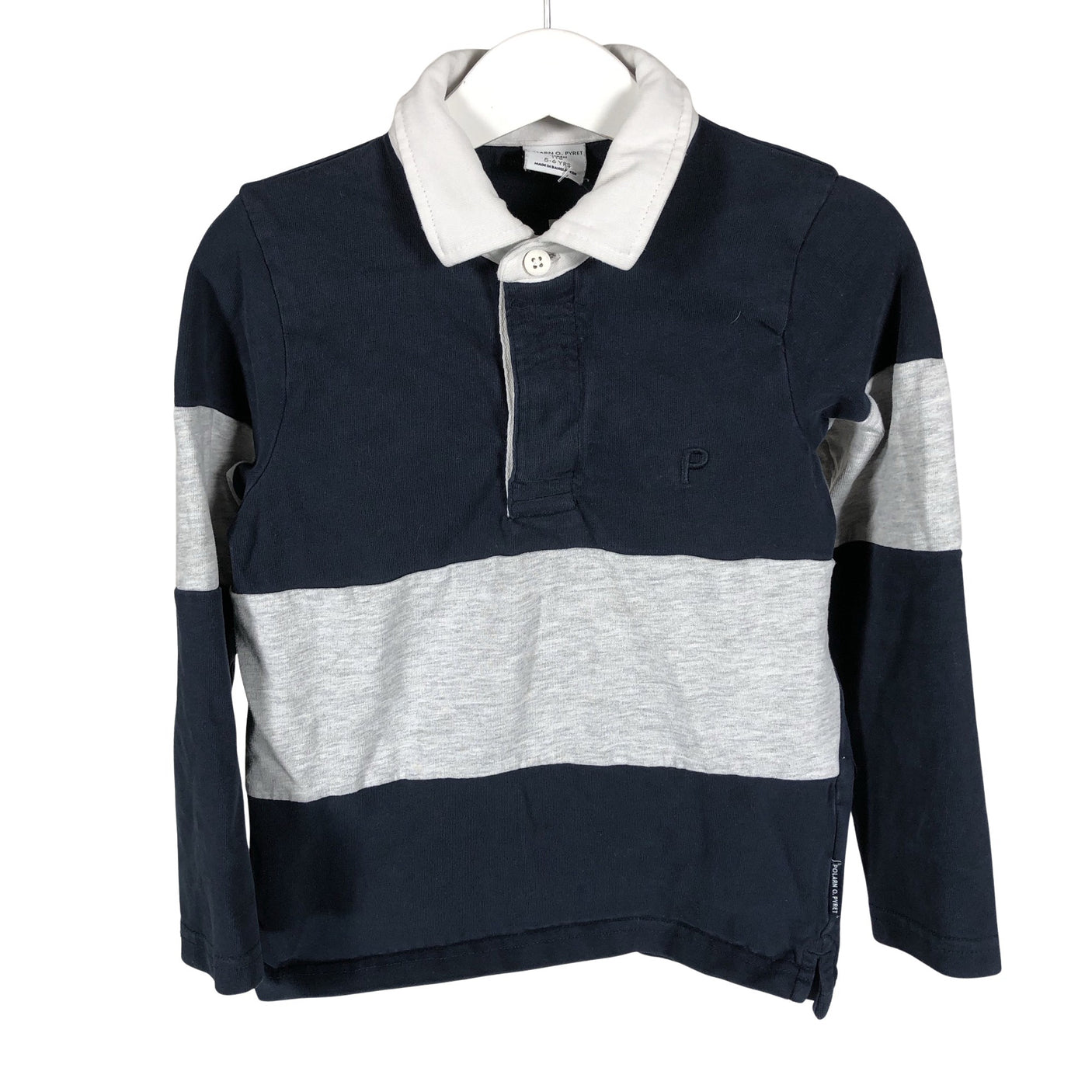 Unisex Polarn O. Pyret - Trikotaažist pluus, suurus 110 - 116 - Sinine (1)