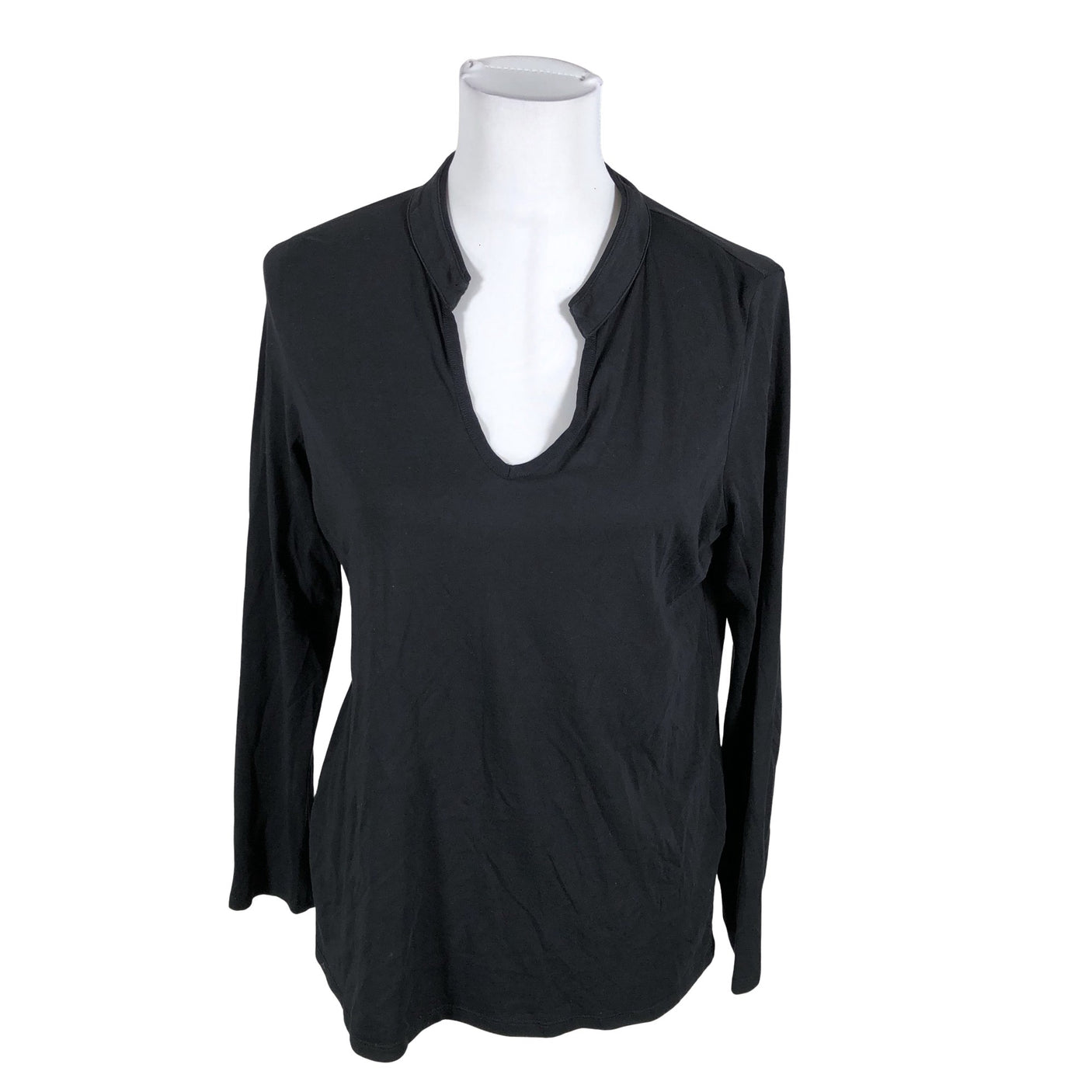 Unisex Massimo Dutti - Trikotaažist pluus, suurus 40 - Must (1)